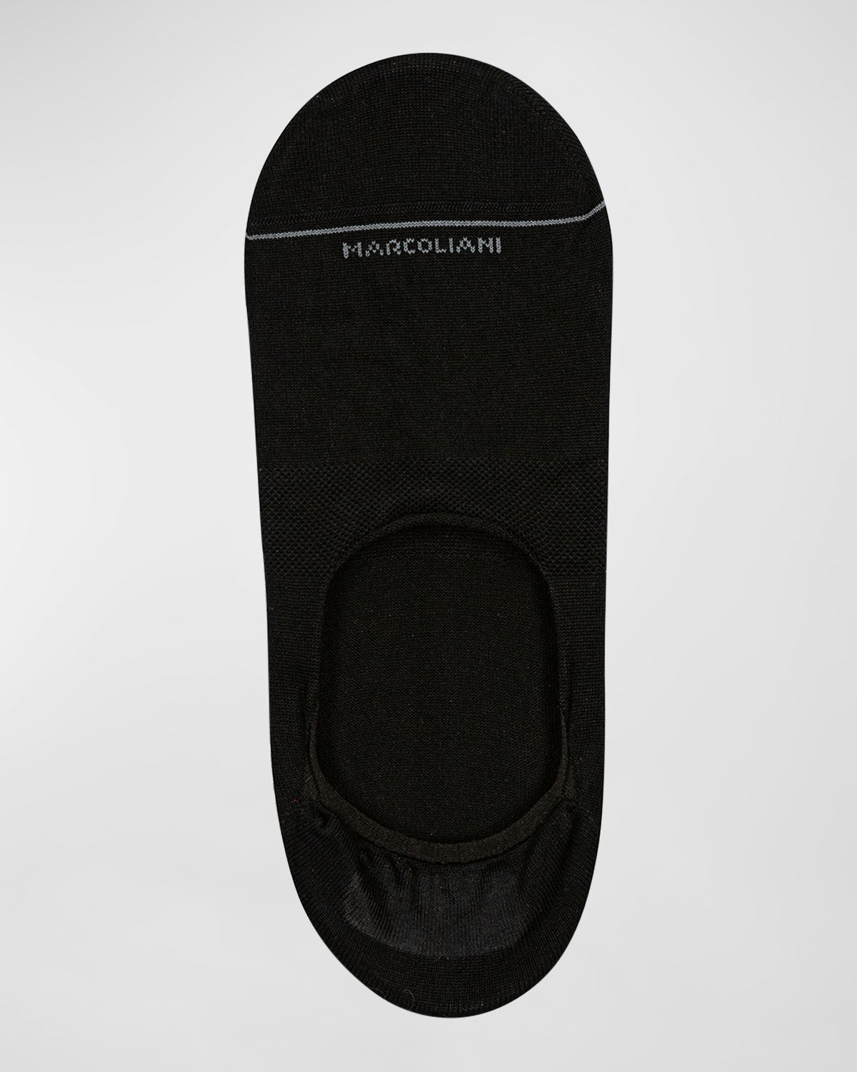 Marcoliani Invisible Touch Solid No-Show Socks