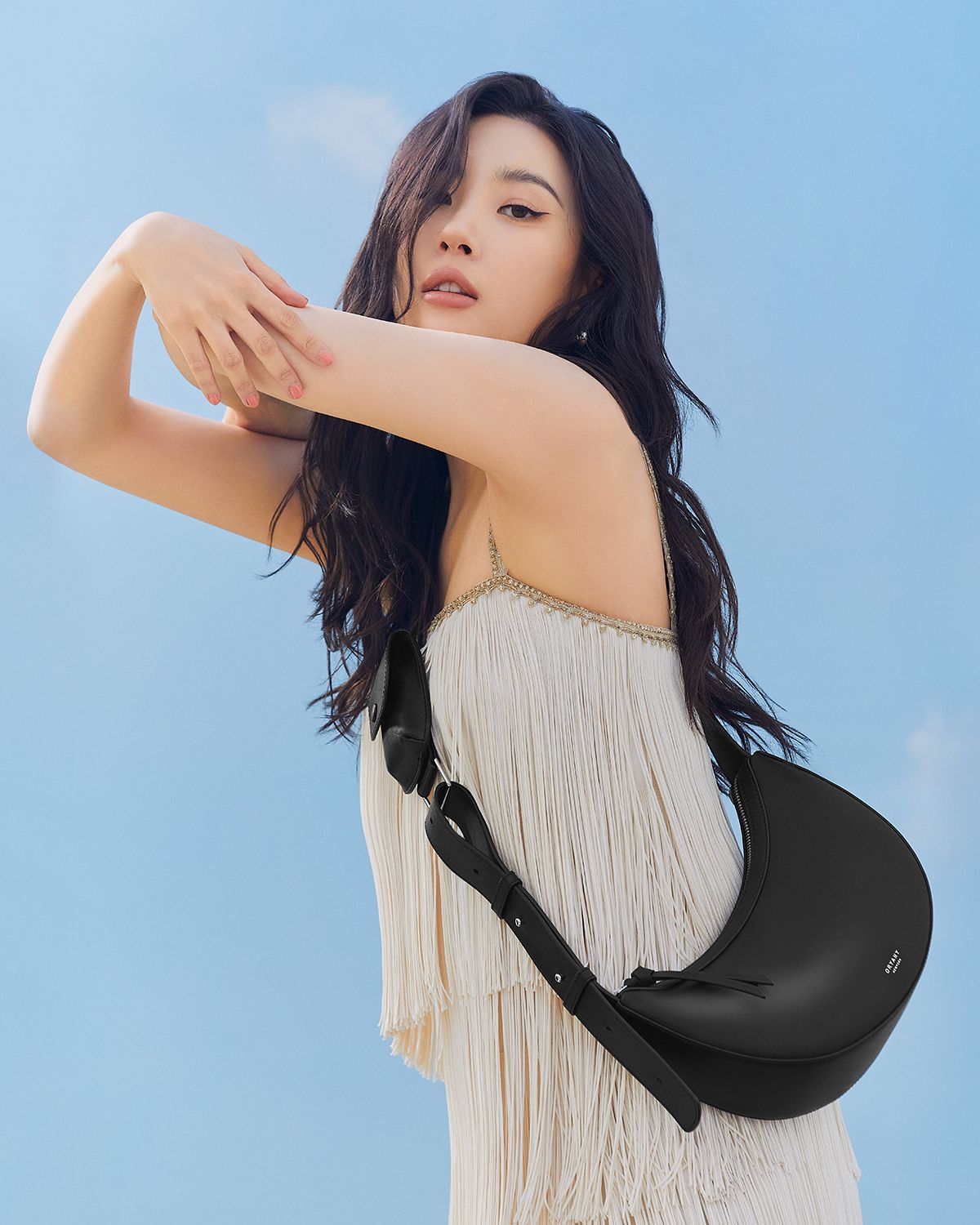 Oryany Rookie Half-Moon Leather Crossbody Bag | Thumbnail 5 Oryany Rookie Half-Moon Leather Crossbody Bag | Thumbnail 5