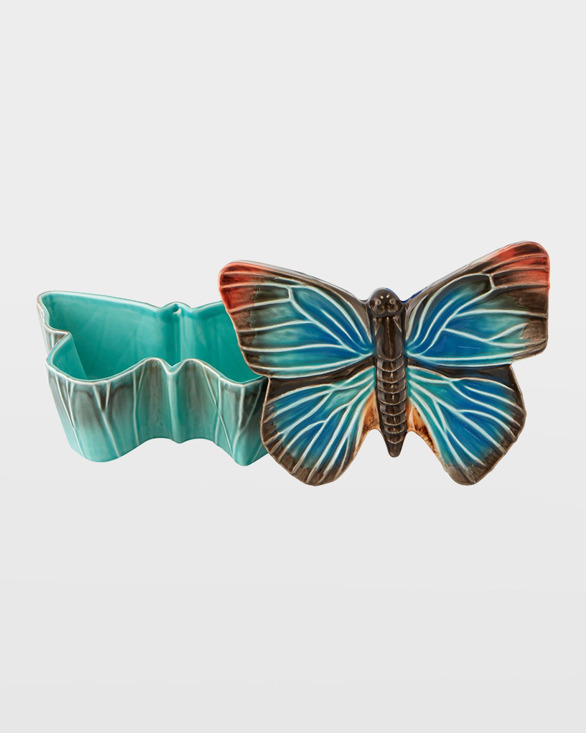 Bordallo Pinheiro "Cloudy Butterflies" Box by Claudia Schiffer