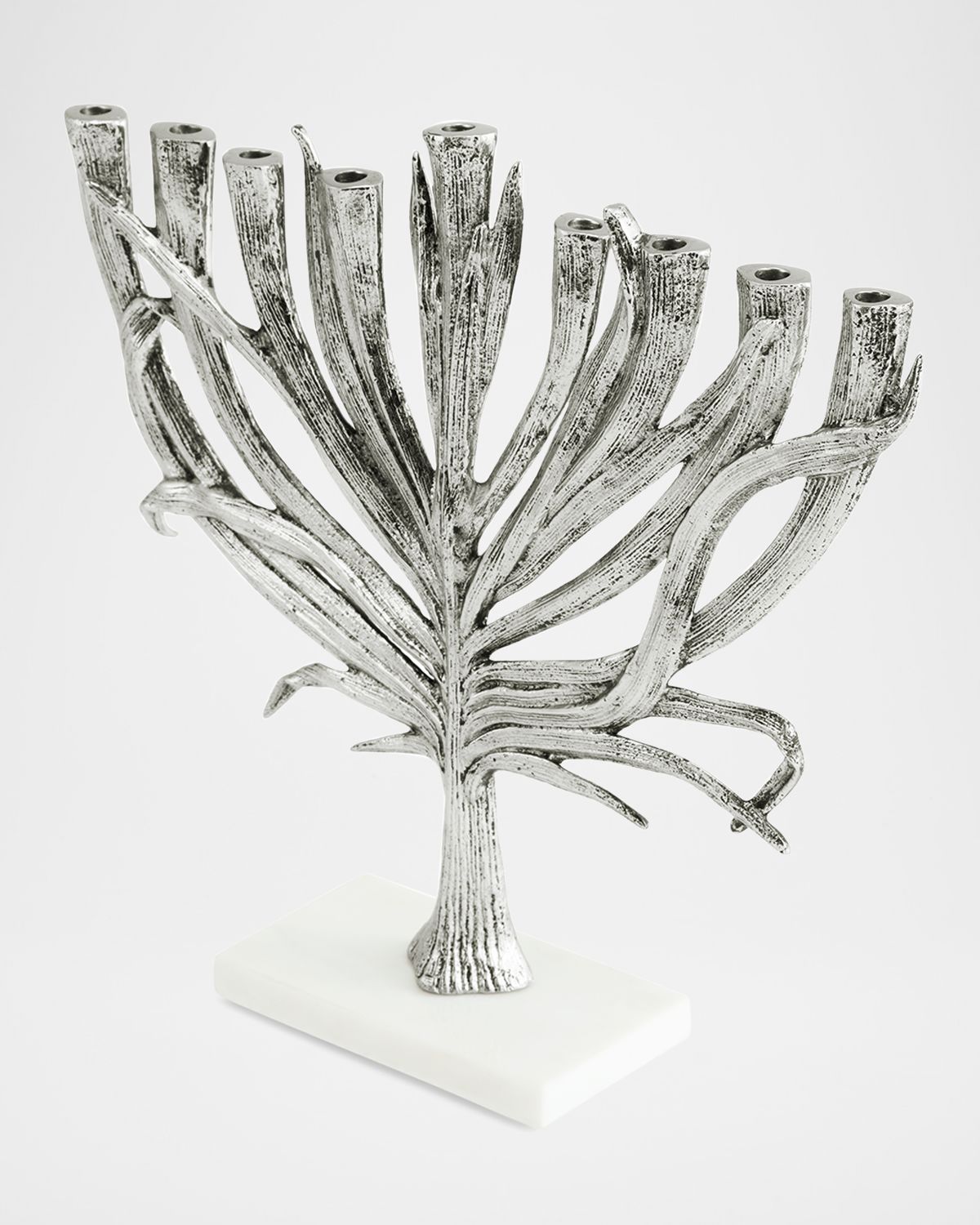 Michael Aram Palm Nickel-Plated Small Menorah