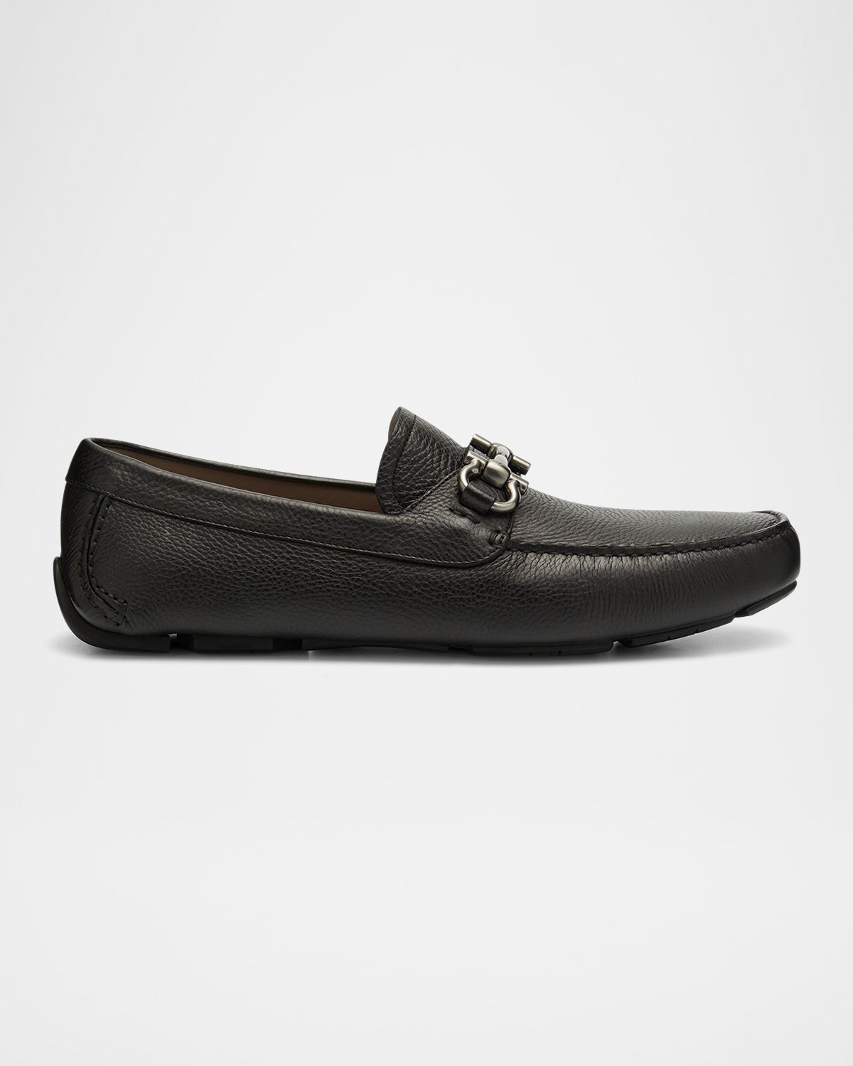 Ferragamo Men 's Parigi Gancini Leather Drivers | Thumbnail 10 Ferragamo Men 's Parigi Gancini Leather Drivers | Thumbnail 10