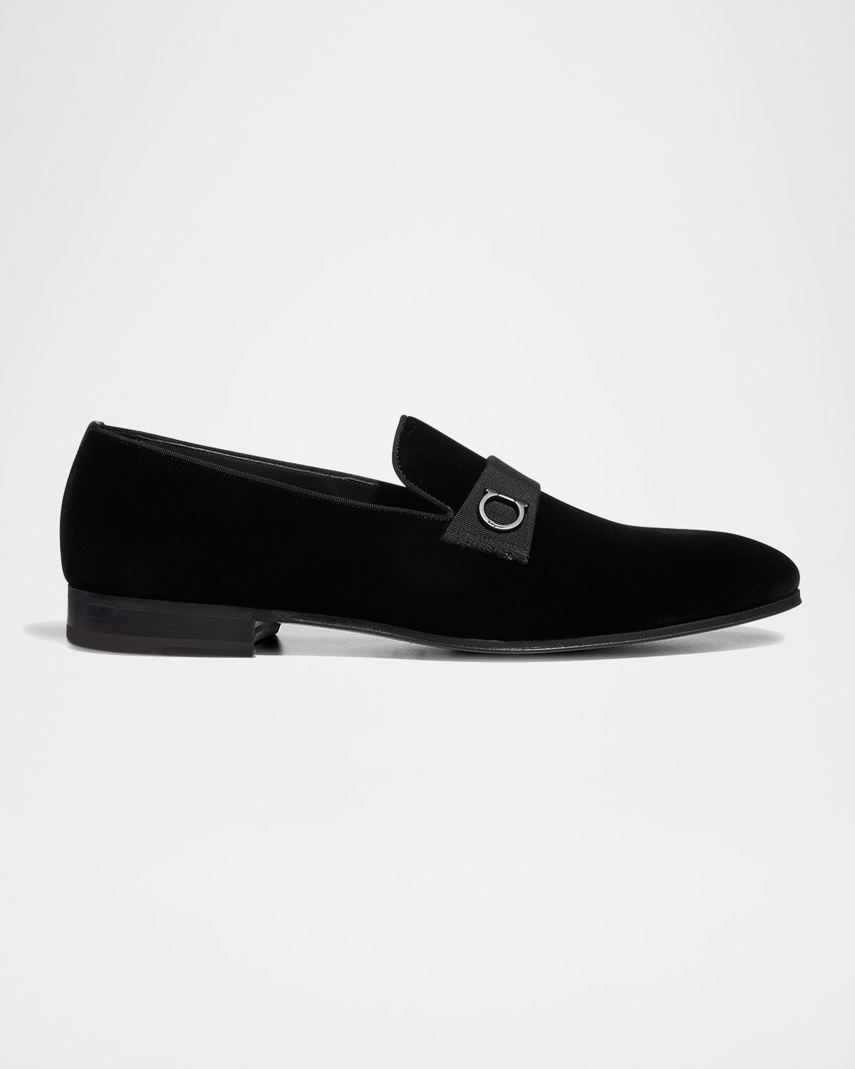 Ferragamo Men 's Lapo Velvet Loafers | Thumbnail 6