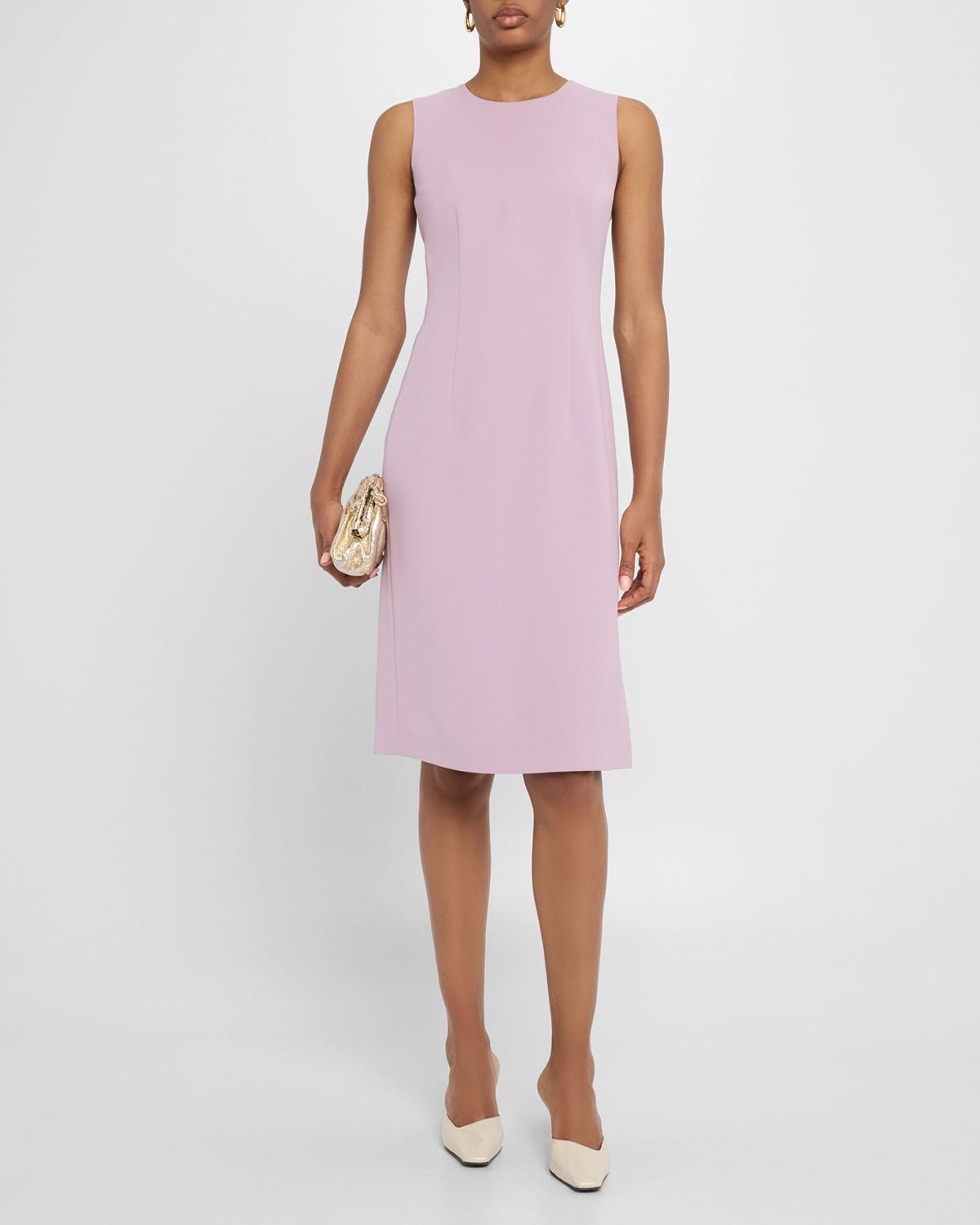 Lafayette 148 New York Harpson Finesse Crepe Sheath Dress