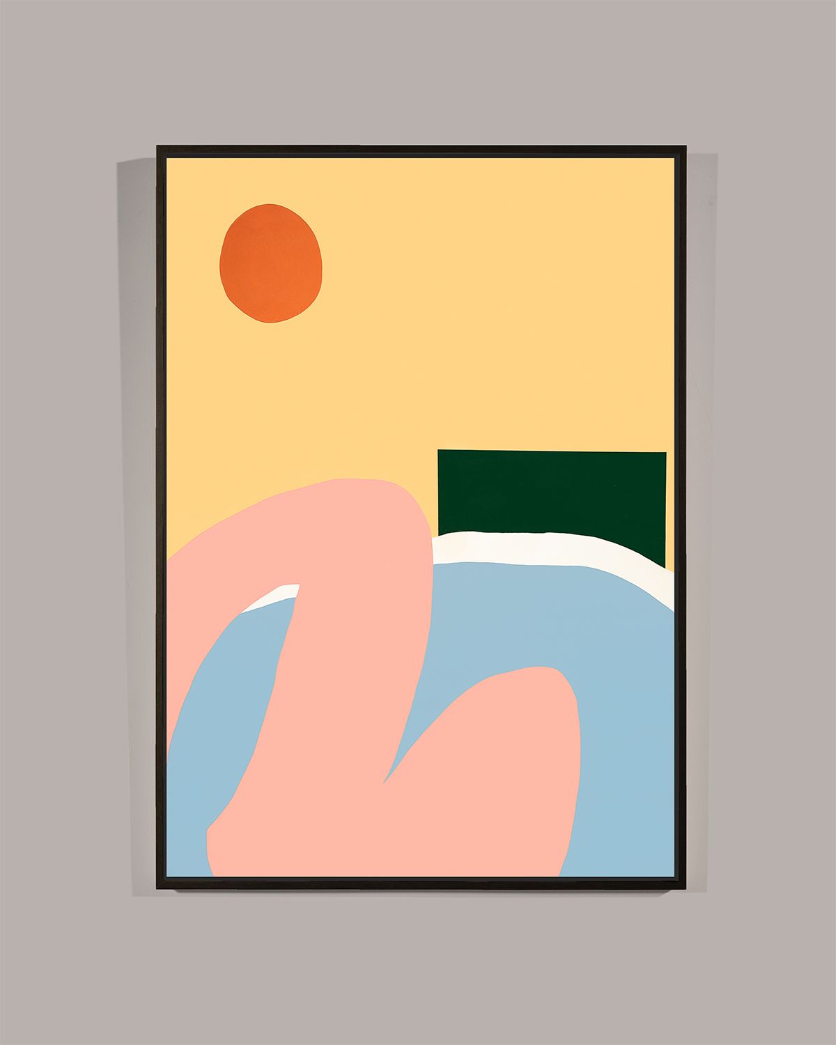 RFA Fine Art David 's Swimming Pool ' Wall Art on Canvas | Thumbnail 3 RFA Fine Art David 's Swimming Pool ' Wall Art on Canvas | Thumbnail 3