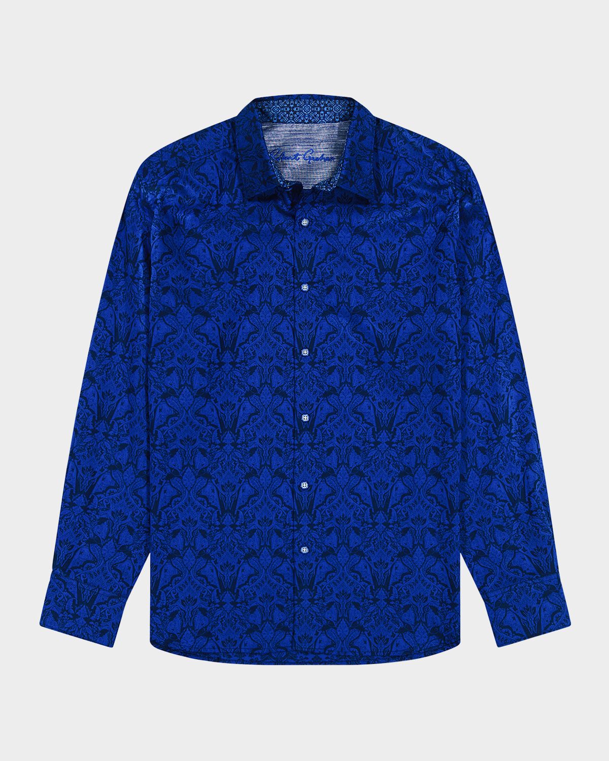Robert Graham Men 's Highland Stretch Cotton Jacquard Sport Shirt