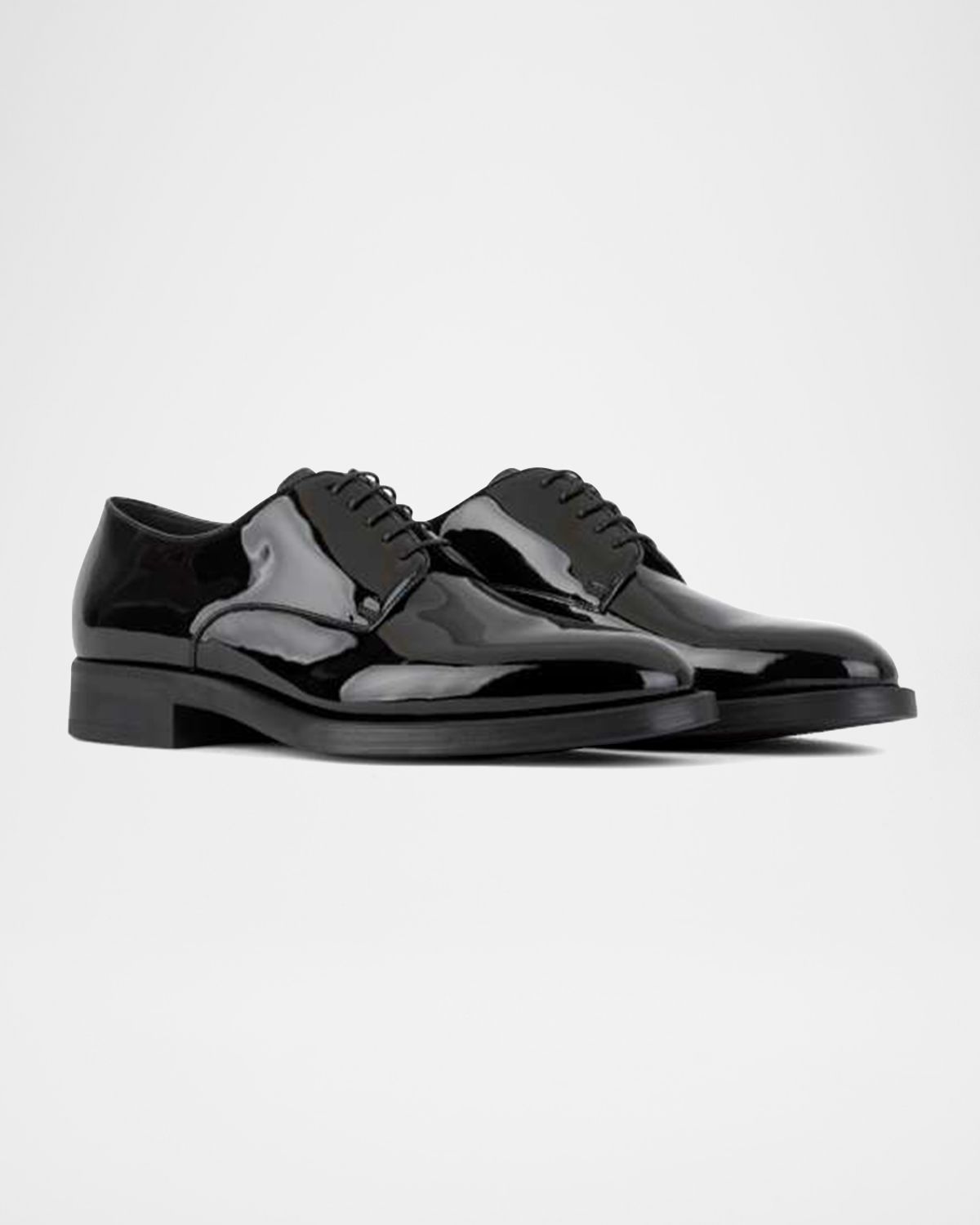 Giorgio Armani Men 's Patent Leather Derby Shoes