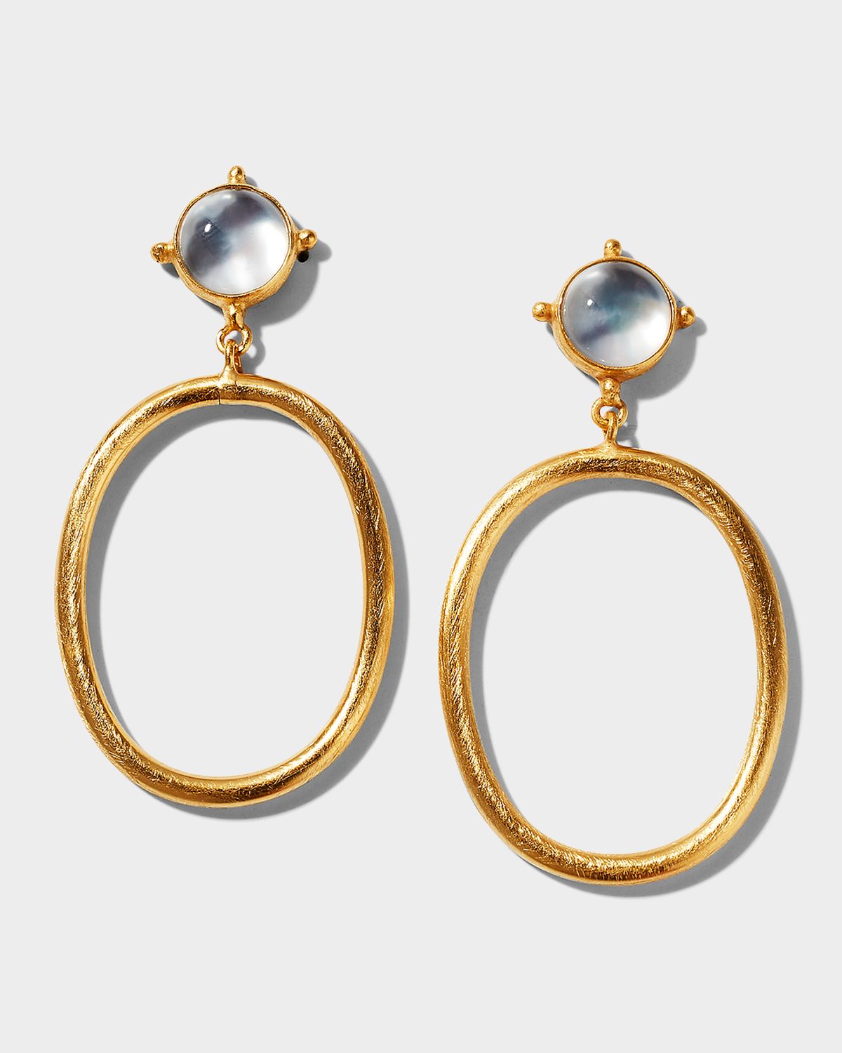 Dina Mackney Mother-of-Pearl Doublet Hoop Earrings