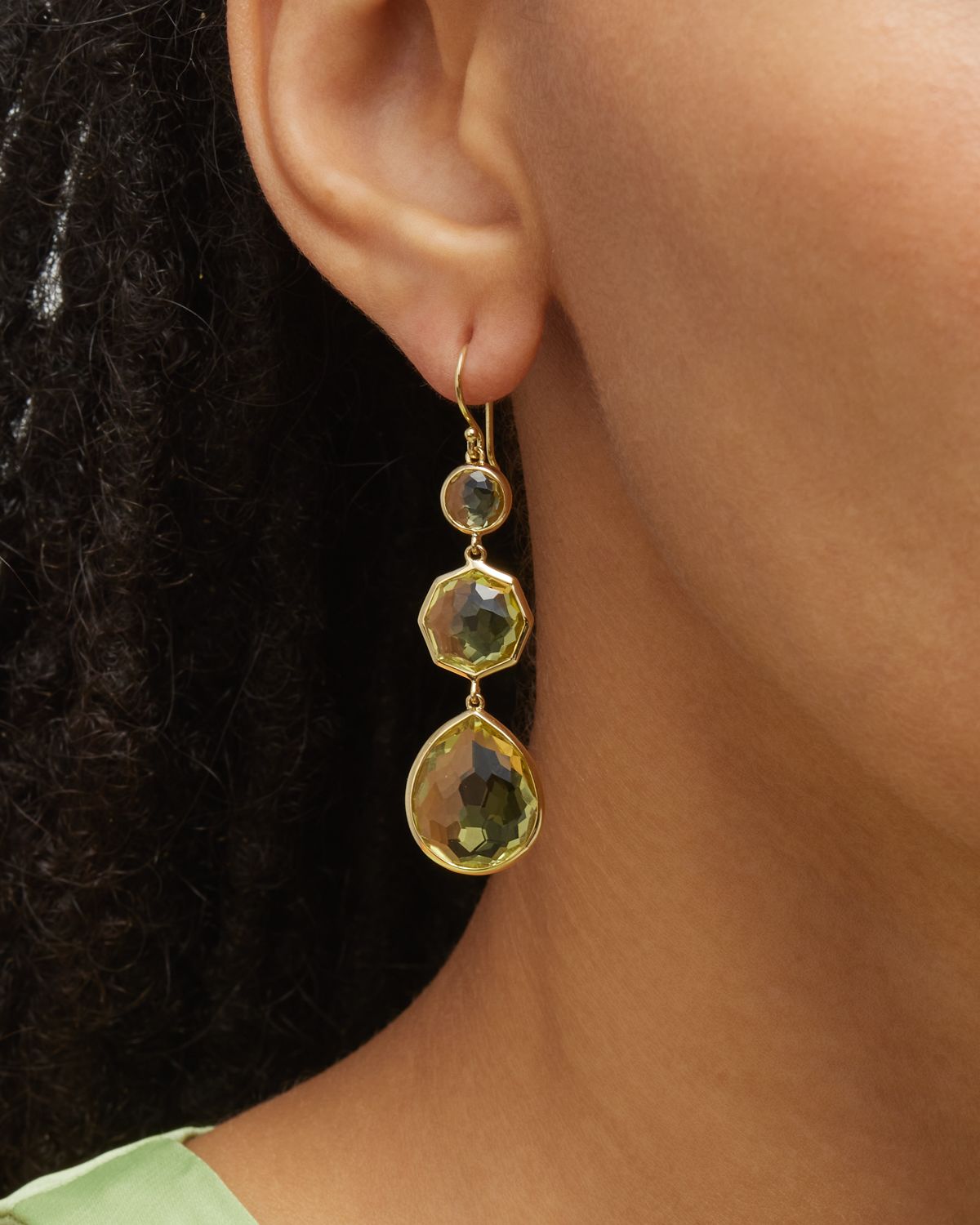 Ippolita Small Crazy 8 's Earrings in 18K Gold