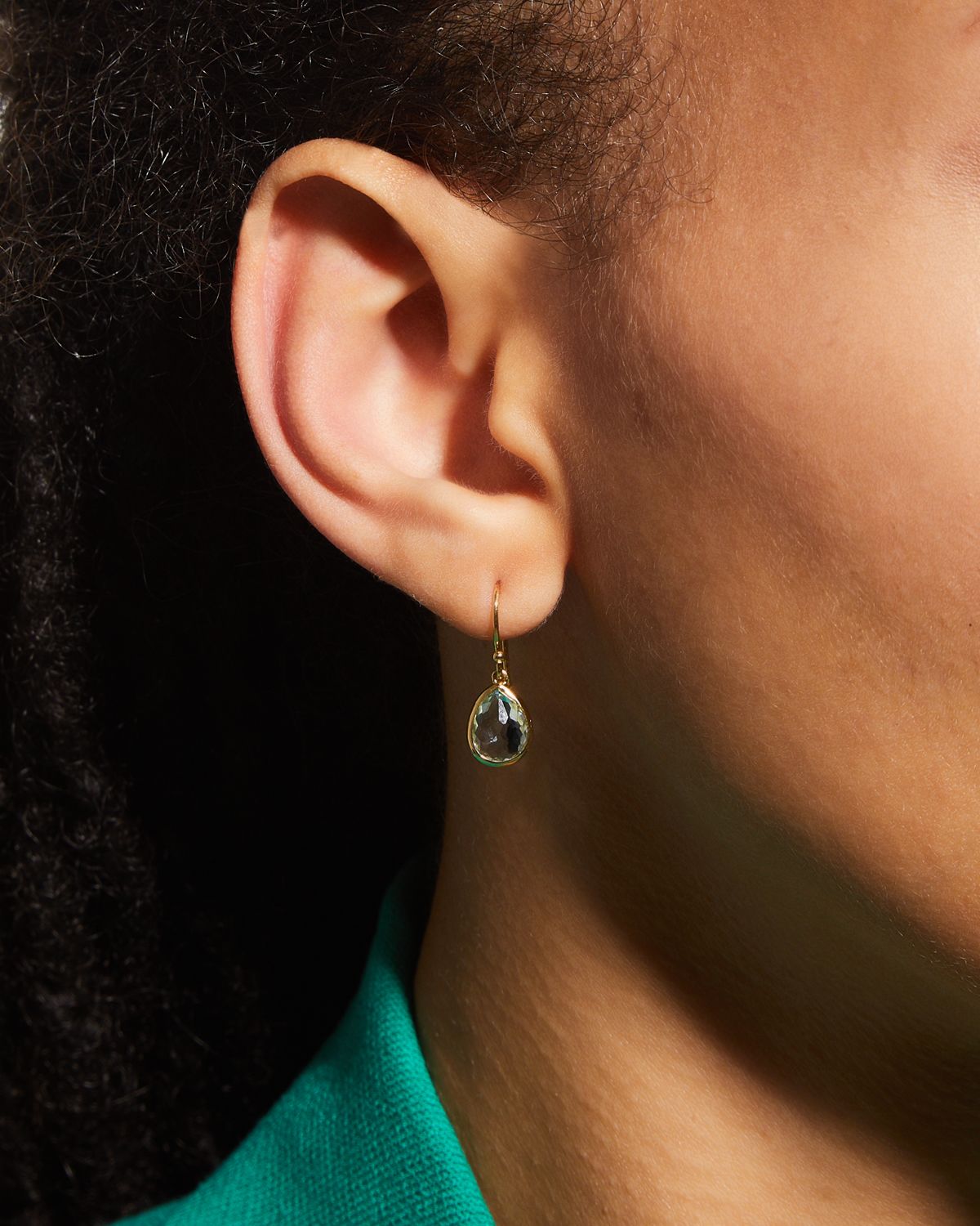 Ippolita Teeny Teardrop Earrings in 18K Gold