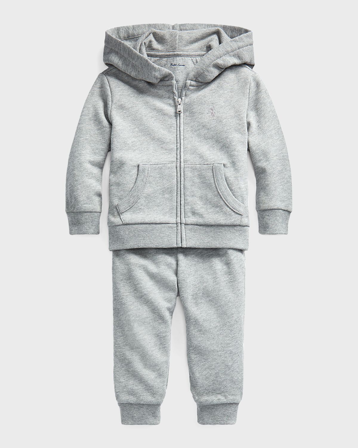 Polo Ralph Lauren Boy 's Atlantic Terry 2-Piece Sweatsuit, Size 3M-24M | Thumbnail 4 Polo Ralph Lauren Boy 's Atlantic Terry 2-Piece Sweatsuit, Size 3M-24M | Thumbnail 4