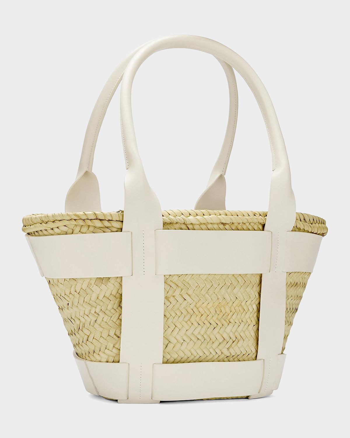 DeMellier The Santorini Caged Raffia Tote Bag | Thumbnail 3 DeMellier The Santorini Caged Raffia Tote Bag | Thumbnail 3