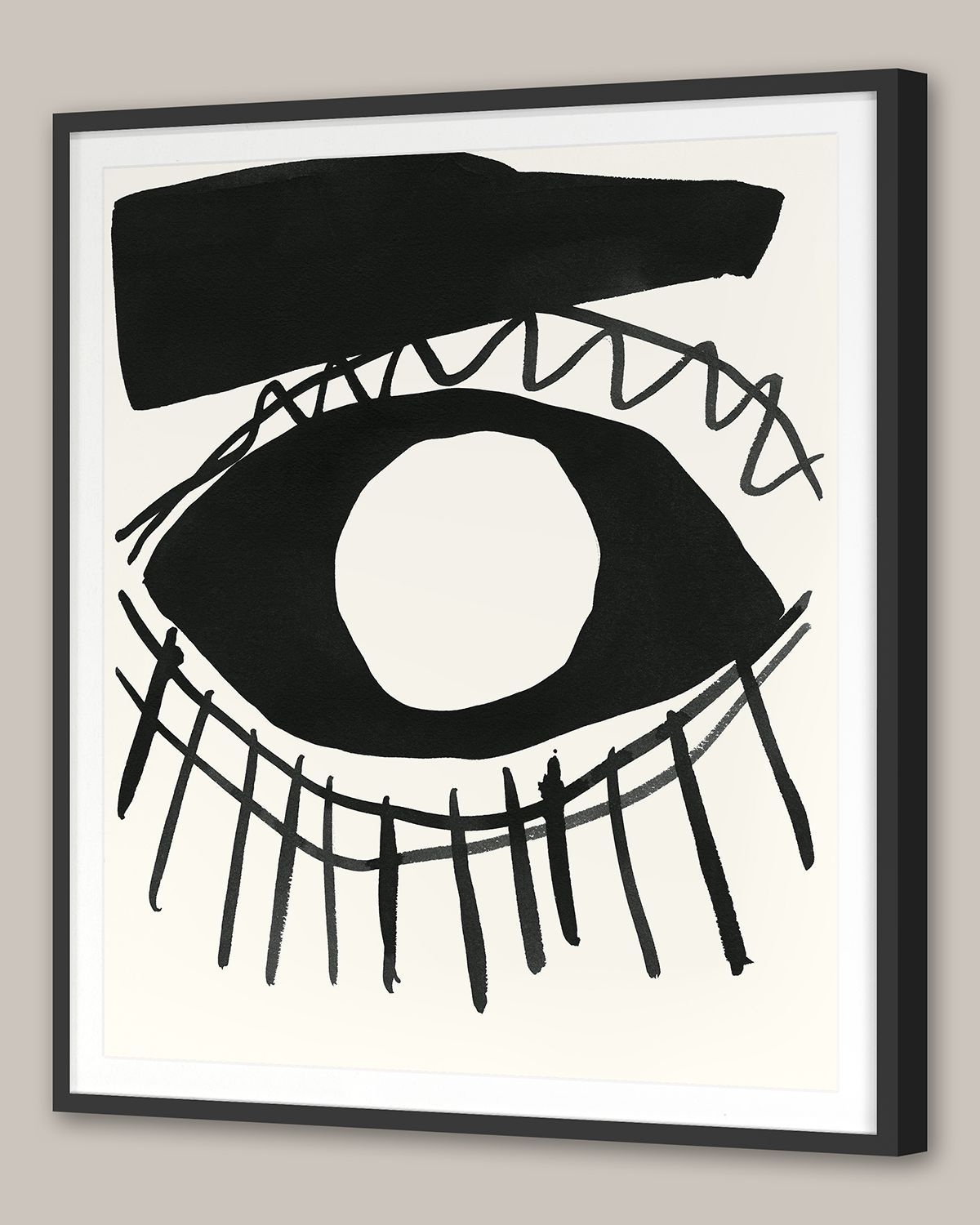 Grand Image Home Black Eye ' Framed Wall Art