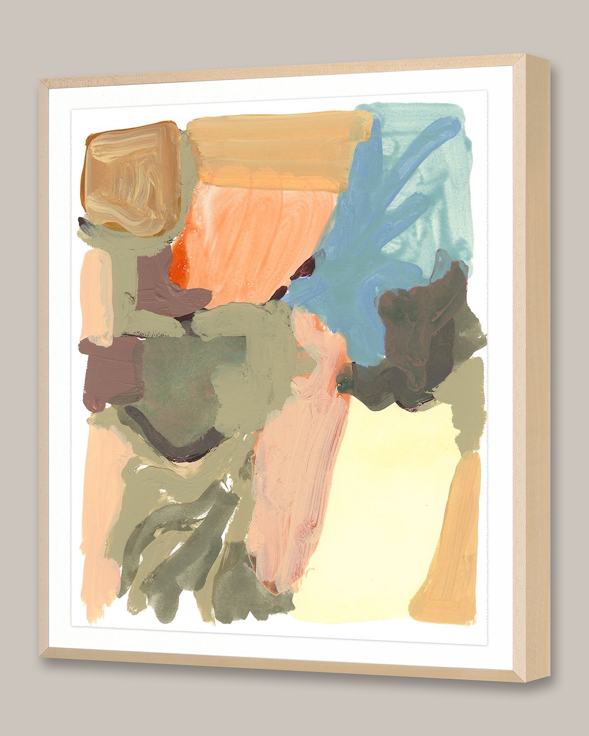 Grand Image Home Untitled 35 ' Framed Wall Art