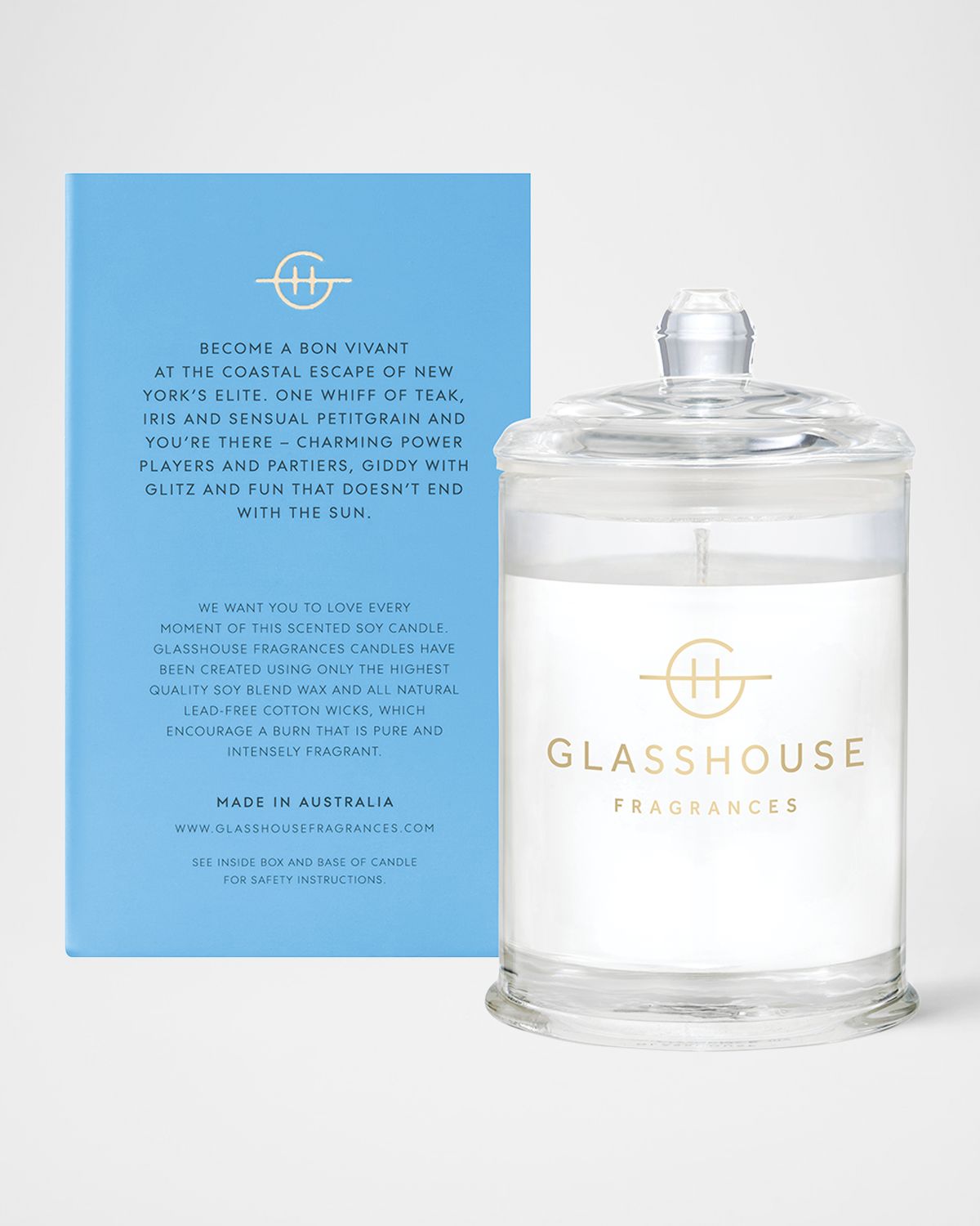GLASSHOUSE FRAGRANCES The Hamptons Scented Candle