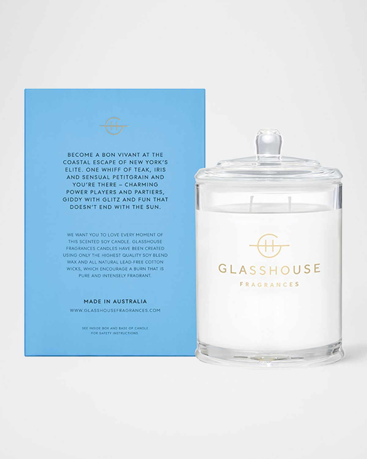 GLASSHOUSE FRAGRANCES The Hamptons Scented Candle
