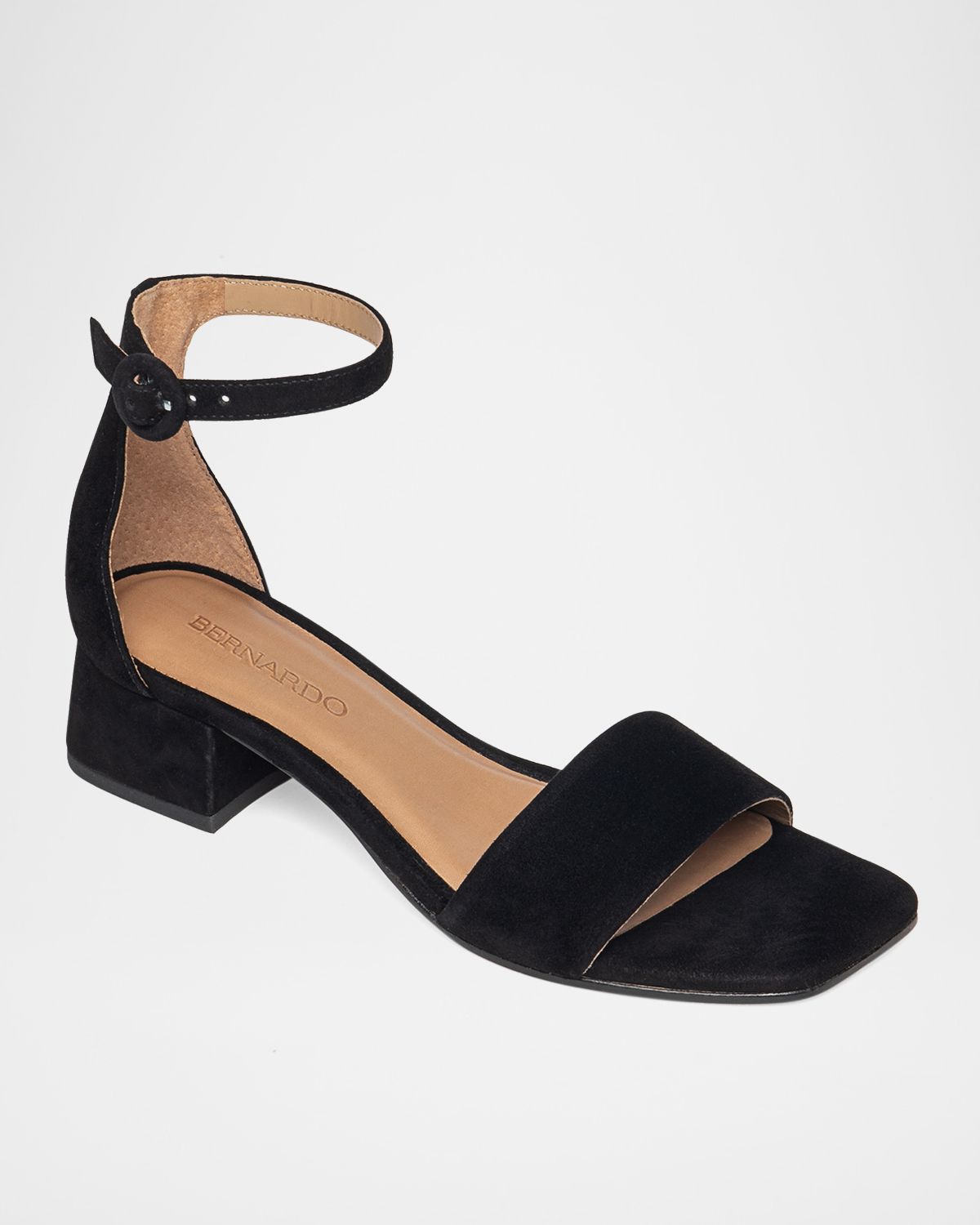 Bernardo Jalena Suede Ankle-Strap Sandals