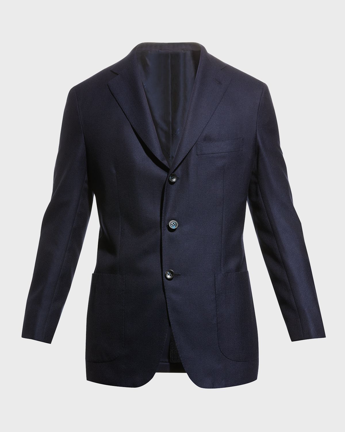 Kiton Men 's Cashmere Solid Blazer