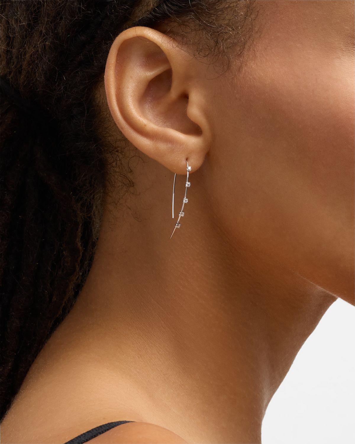 LANA 14K Gold Small Multi Solo Hooked on Hoop Earrings