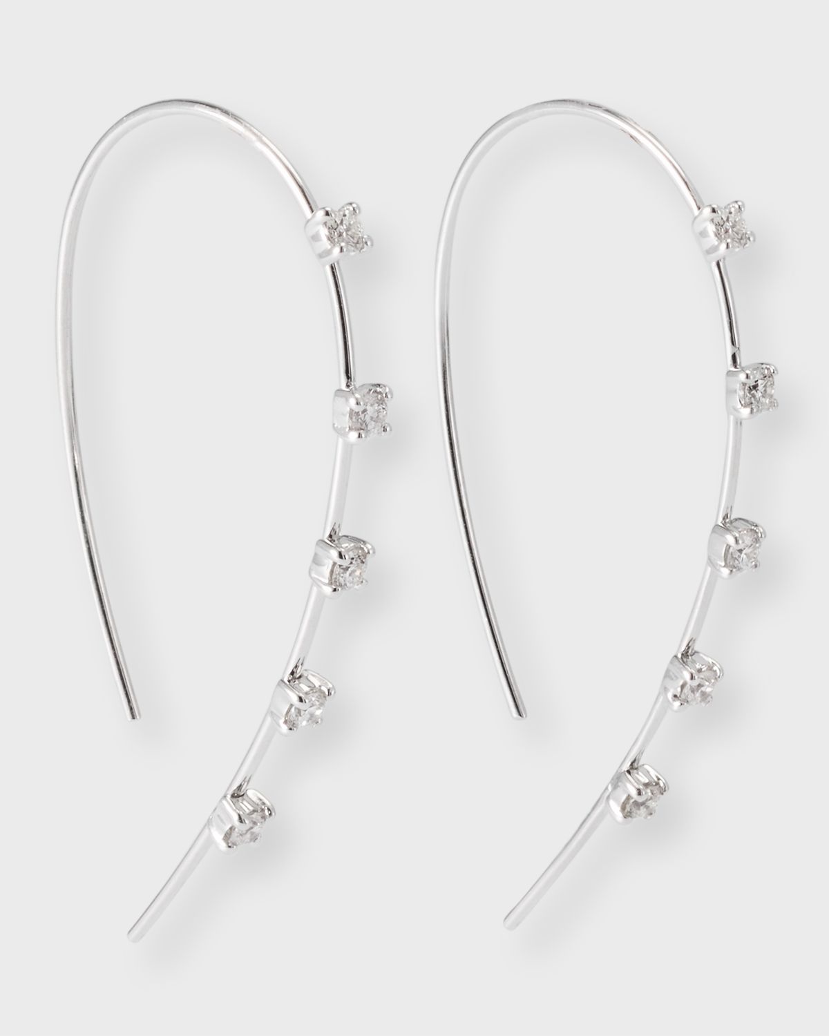 LANA 14K Gold Small Multi Solo Hooked on Hoop Earrings