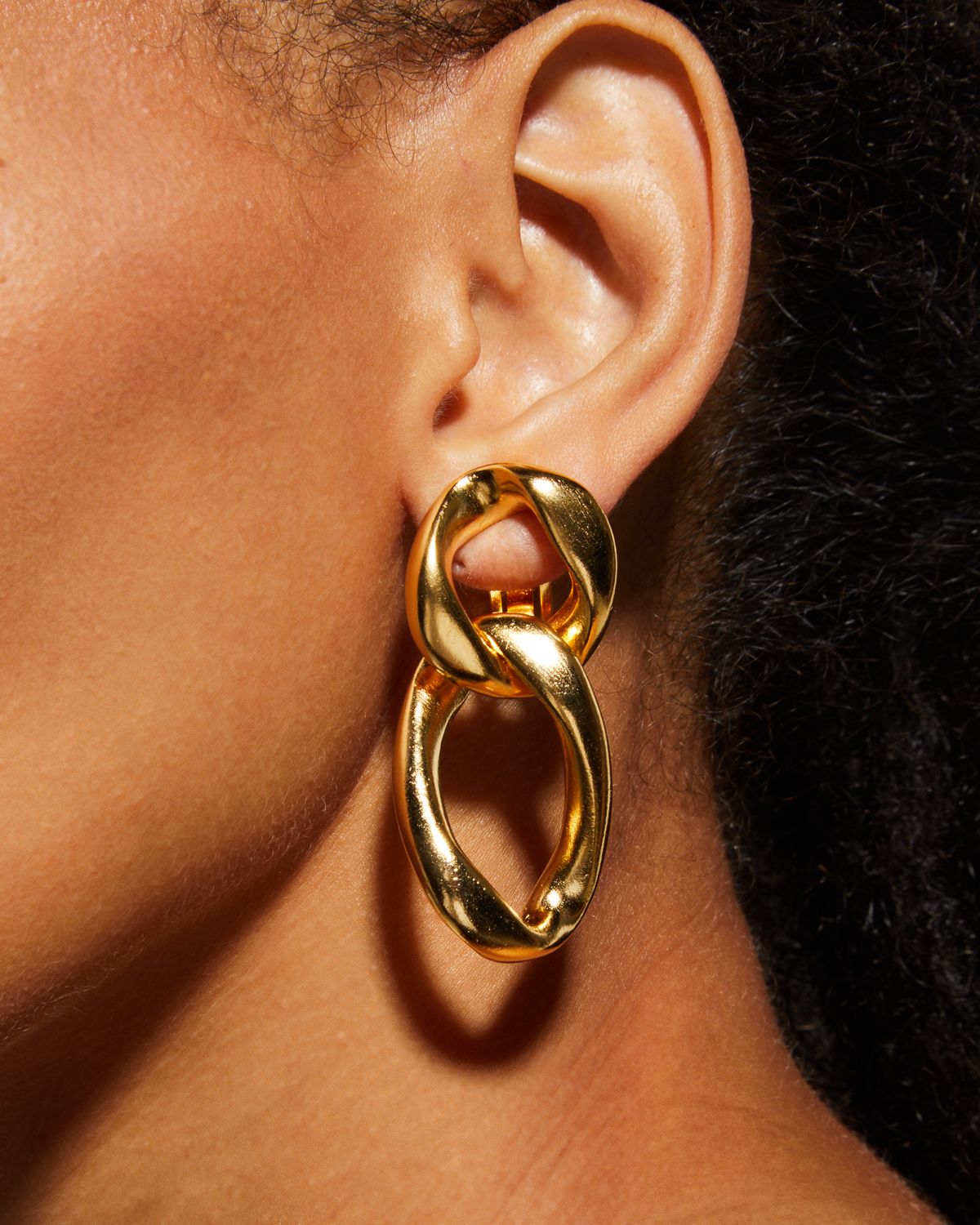 Ben-Amun Chain Link Earrings