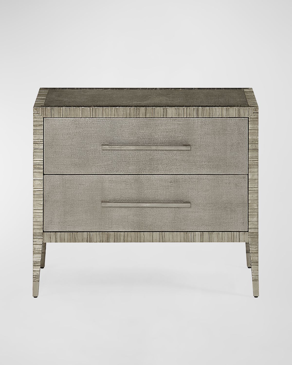 John-Richard Collection Carraway Silver Nightstand | Thumbnail 8