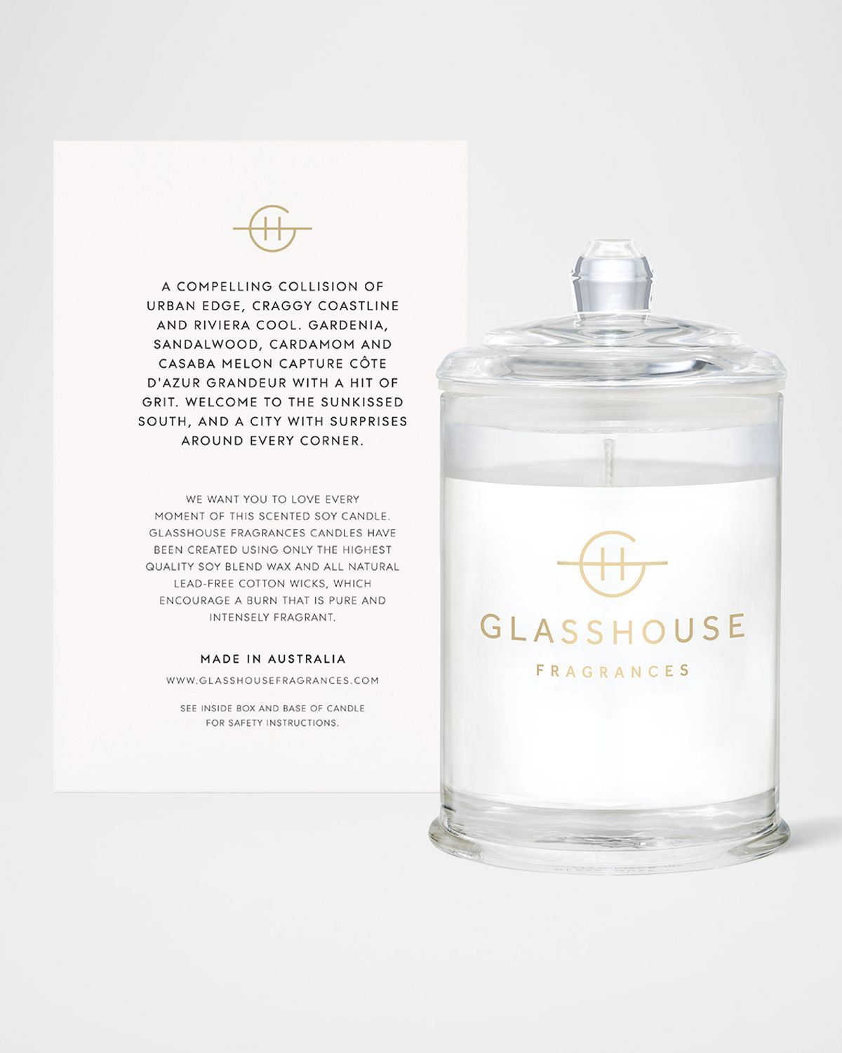 GLASSHOUSE FRAGRANCES Marseille Memoir Candle
