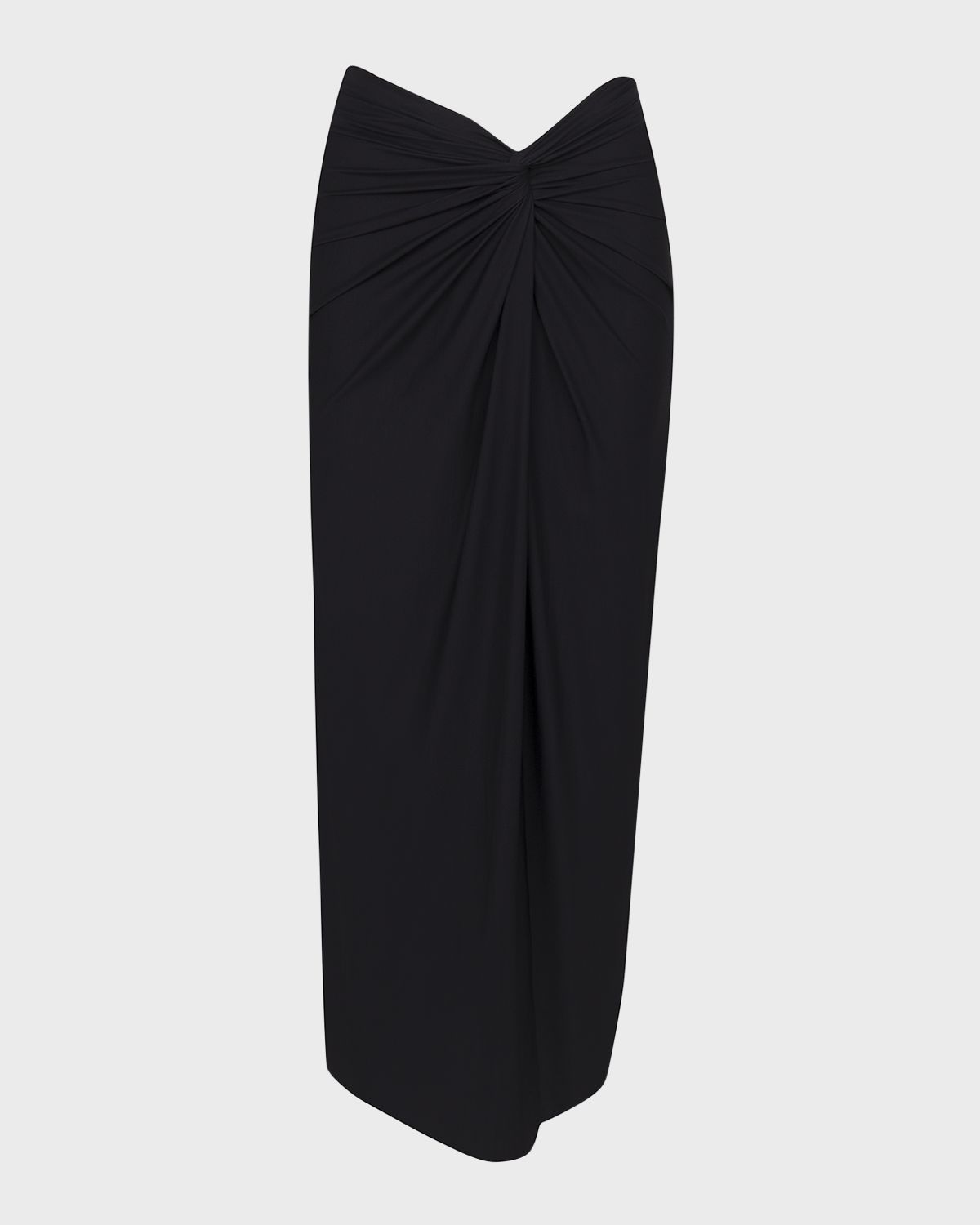 Vix Karen Front Twist Midi Coverup Skirt