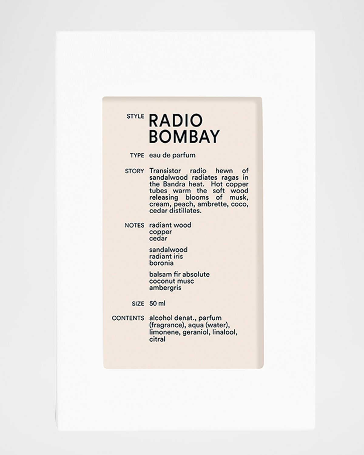 D.S. & DURGA Radio Bombay Eau de Parfum