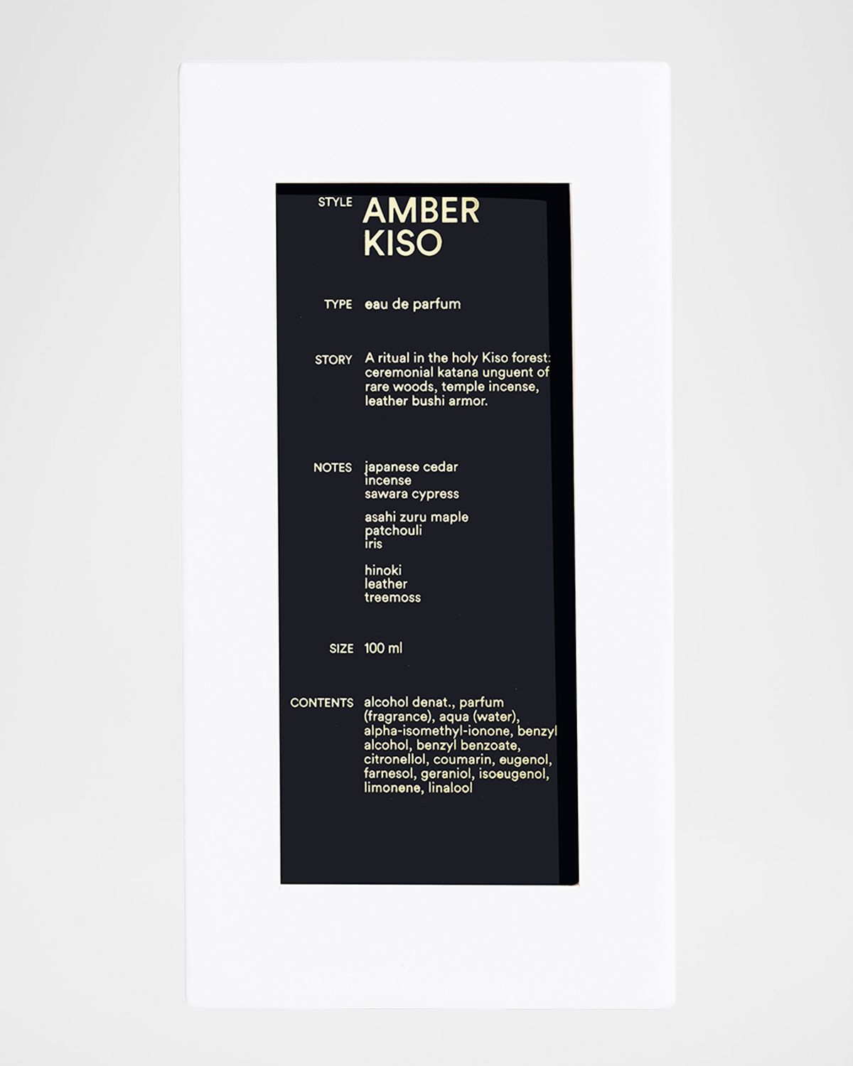 D.S. & DURGA Amber Kiso Eau de Parfum
