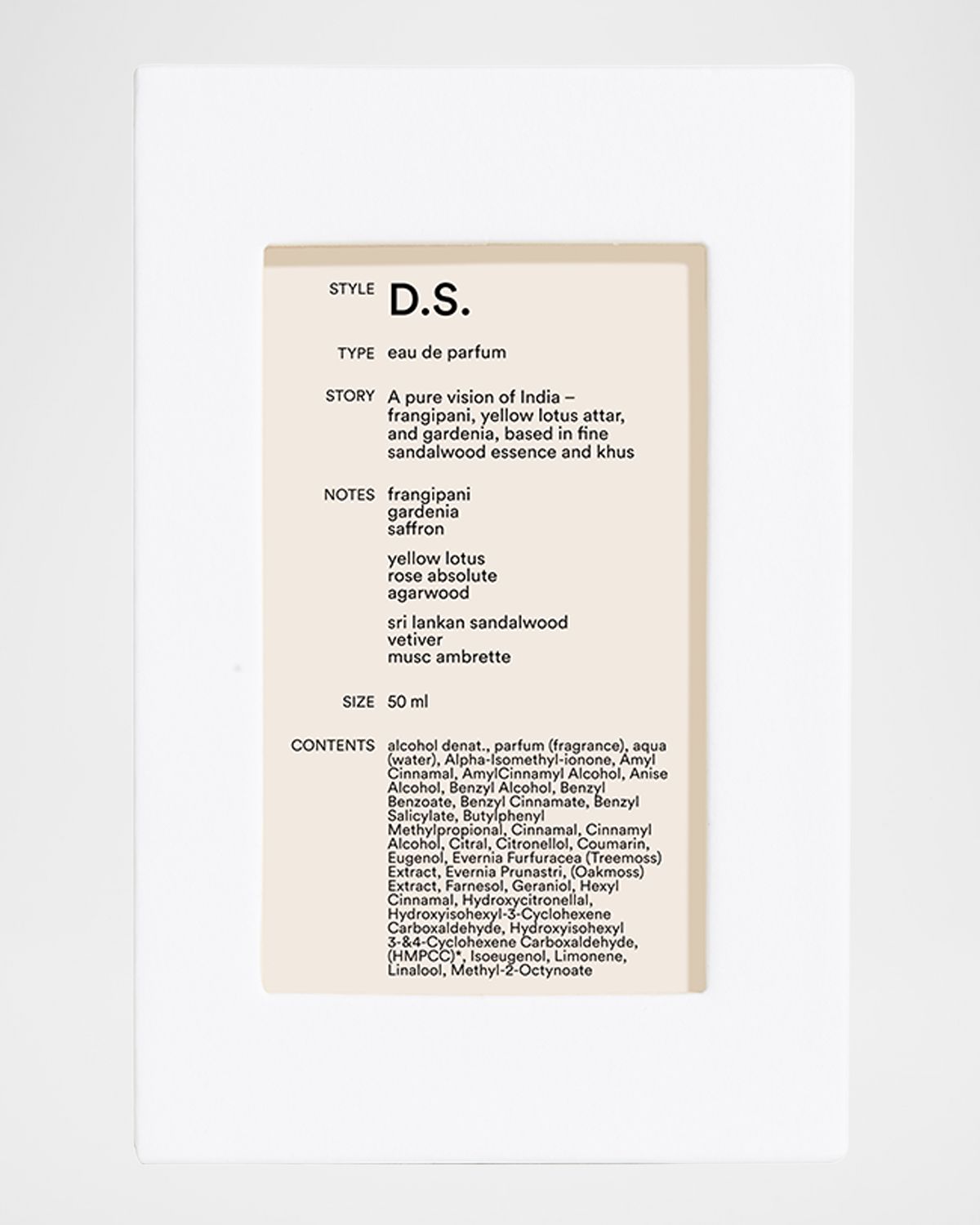 D.S. & DURGA D. S. Eau de Parfum, 1.7 oz.