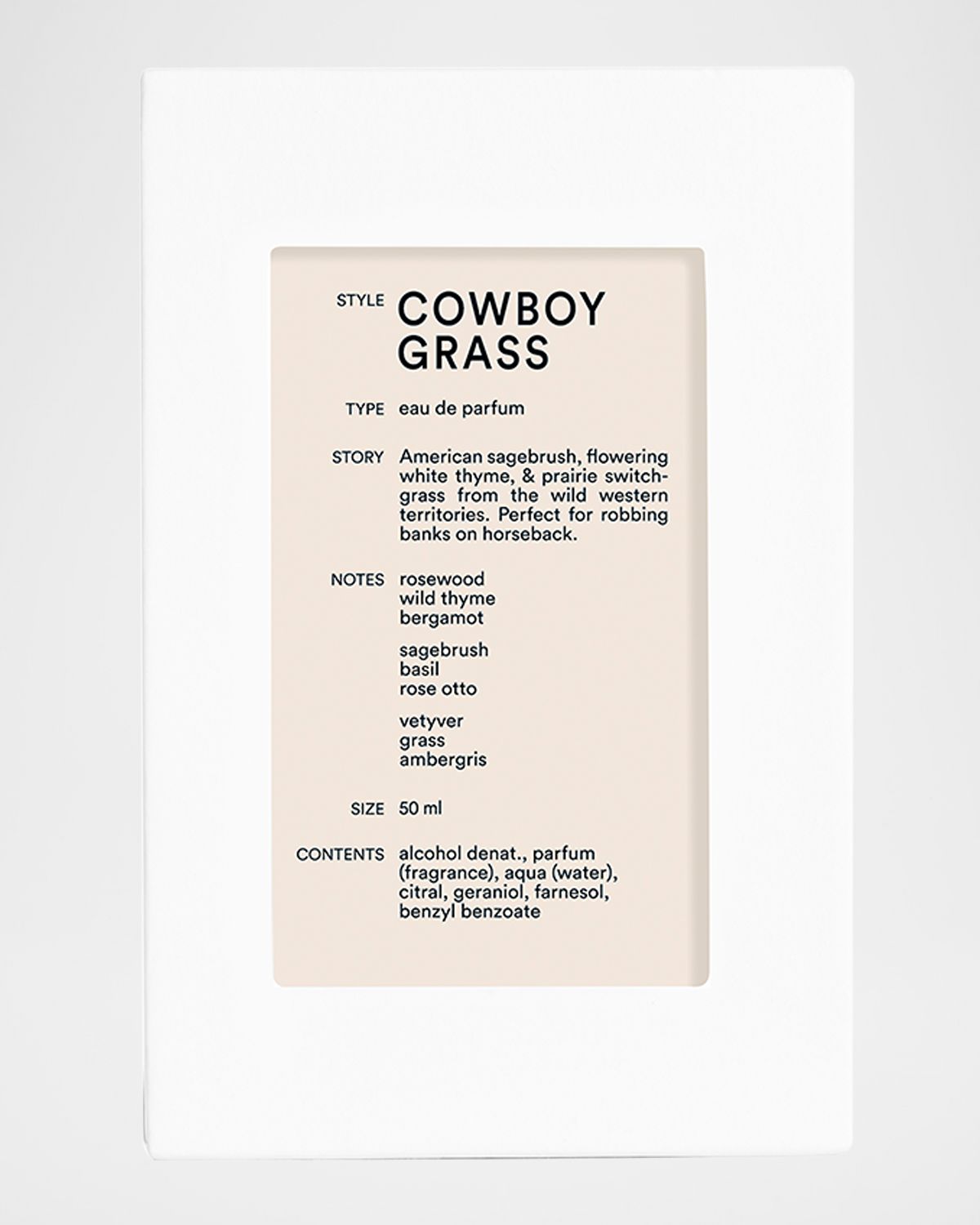 D.S. & DURGA Cowboy Grass Eau de Parfum