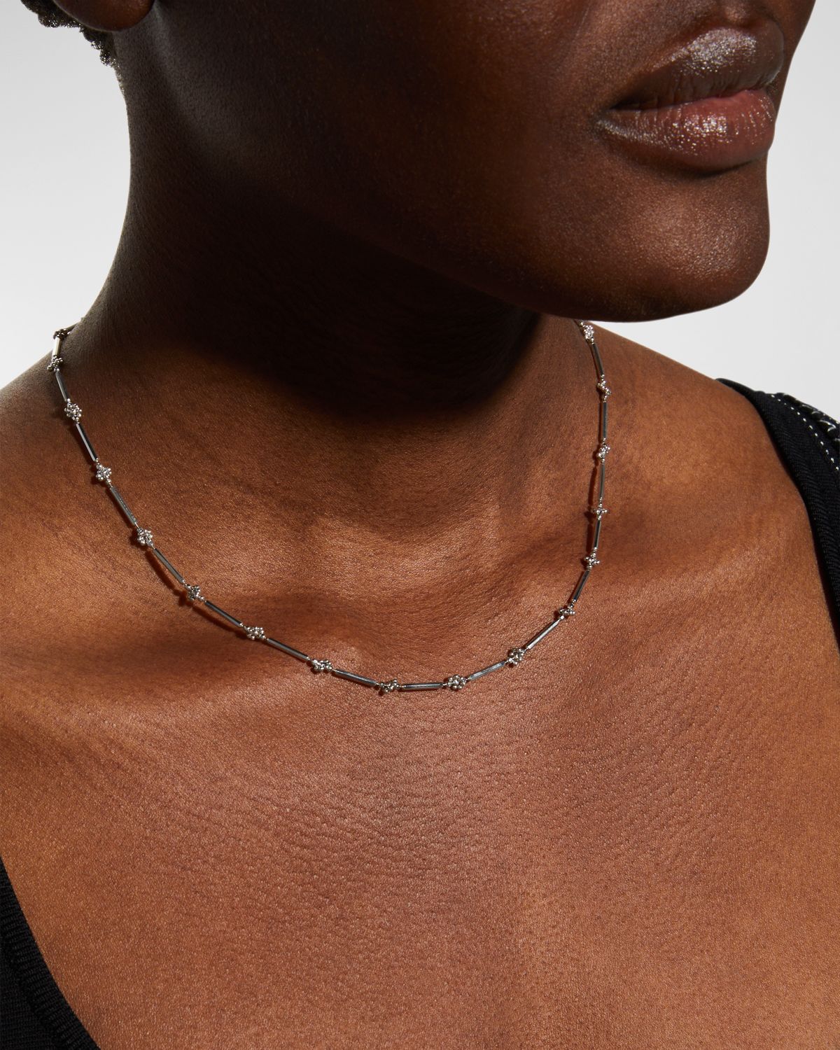 Platinum Born Falling Star Necklace