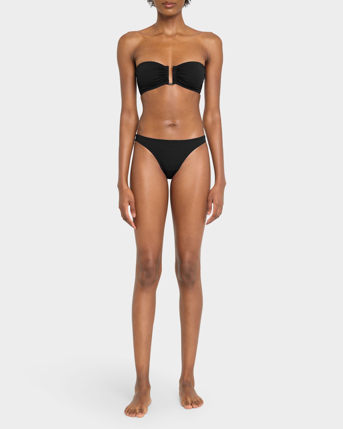 Eres Fripon Solid Low-Rise Hipster Bikini Bottoms