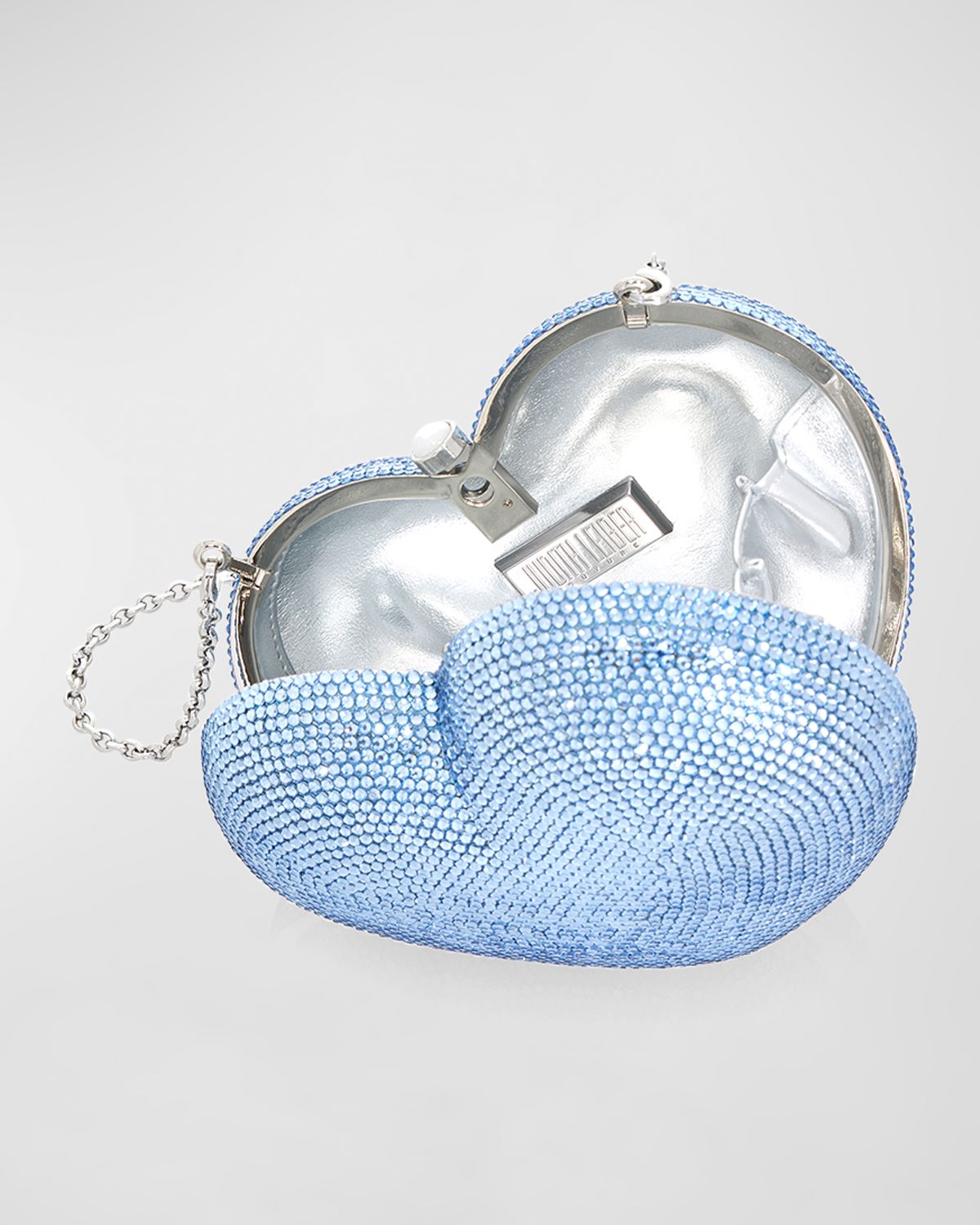 Judith Leiber Couture L 'Amour Petit Coeur Crystal Minaudiere