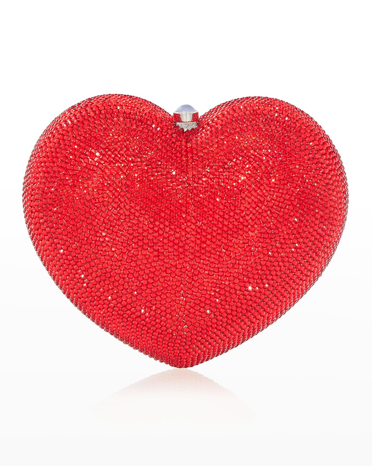 Judith Leiber Couture L 'Amour Petit Coeur Crystal Minaudiere