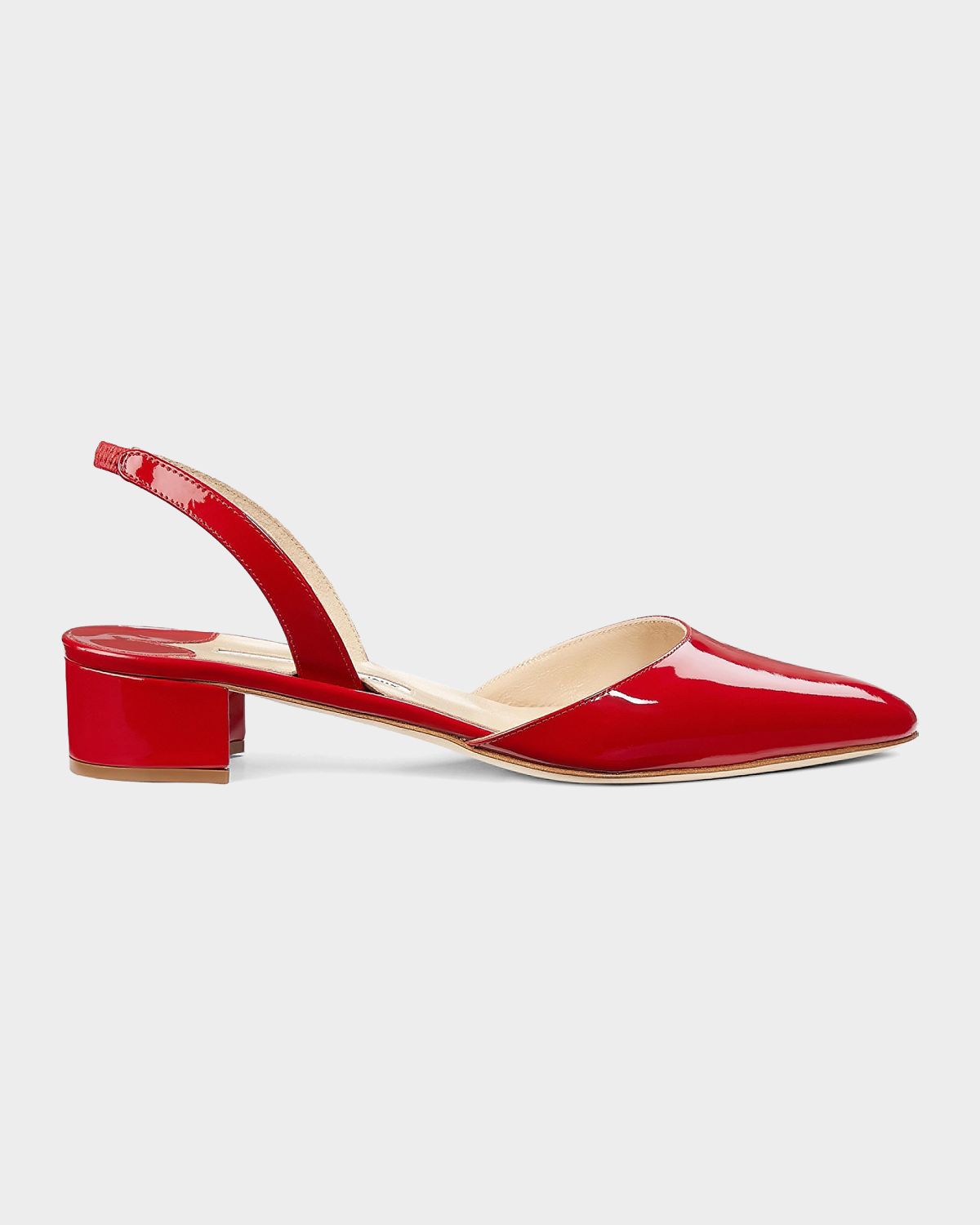 Manolo Blahnik Aspro Patent Slingback Ballerina Pumps | Thumbnail 5