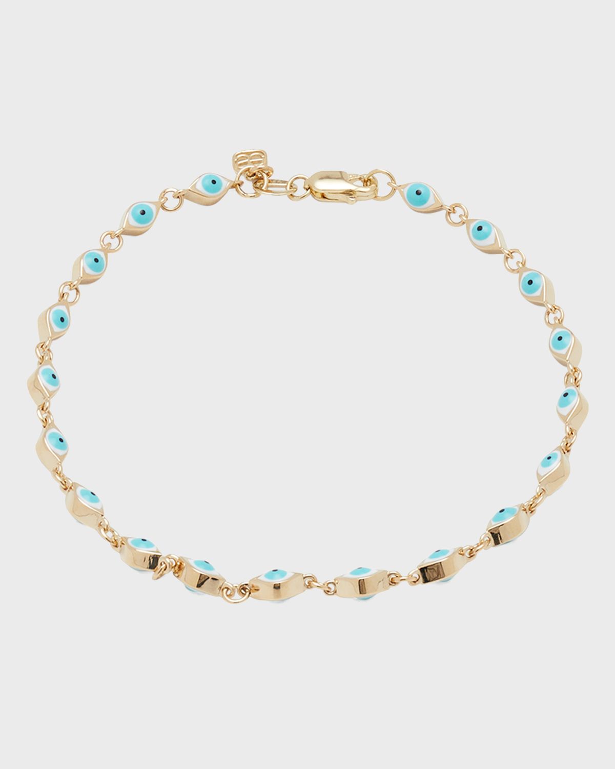 Sydney Evan Mini Enamel Evil Eye Eternity Bracelet
