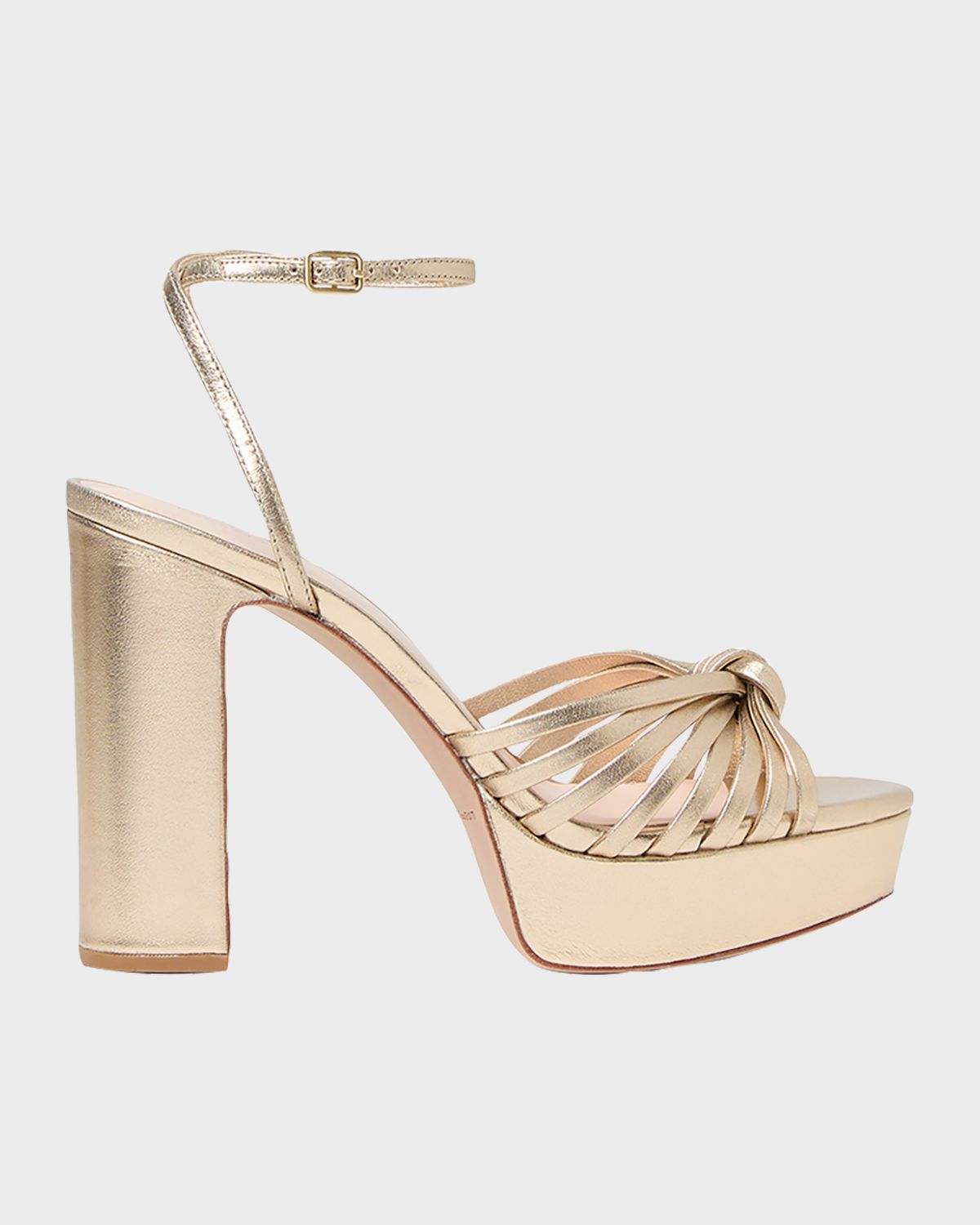 Loeffler Randall Rivka Metallic Knot Platform Sandals | Thumbnail 4 Loeffler Randall Rivka Metallic Knot Platform Sandals | Thumbnail 4