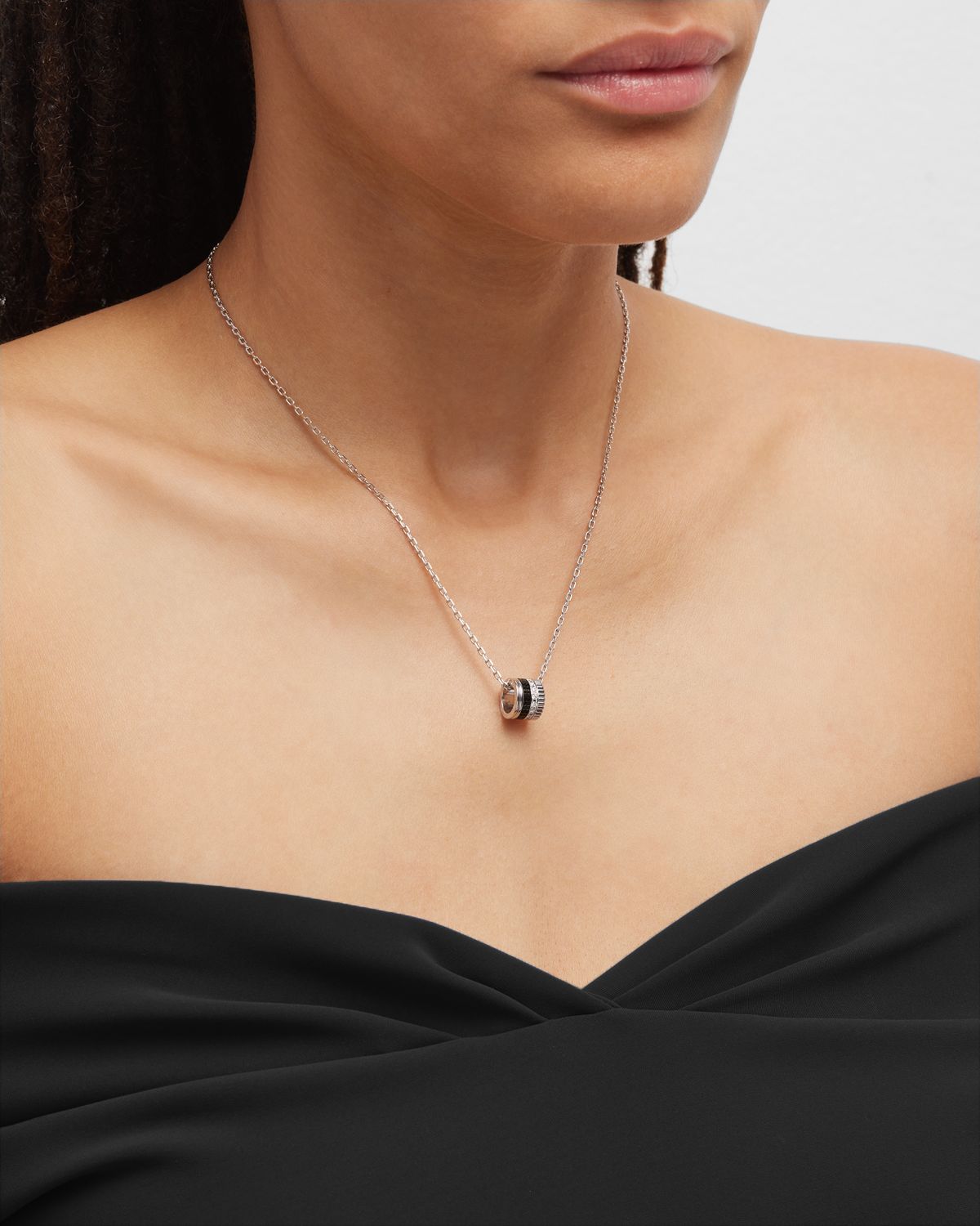 Boucheron Quatre 18K Yellow Gold Large Diamond Pendant Necklace