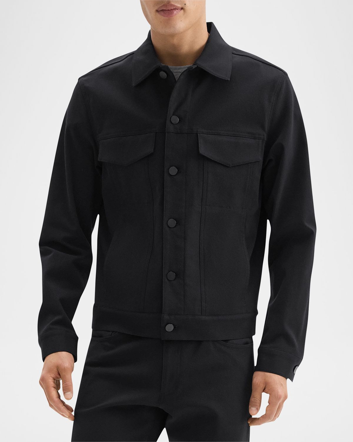 Theory Men 's The River Jacket in Neoteric Twill | Thumbnail 4 Theory Men 's The River Jacket in Neoteric Twill | Thumbnail 4