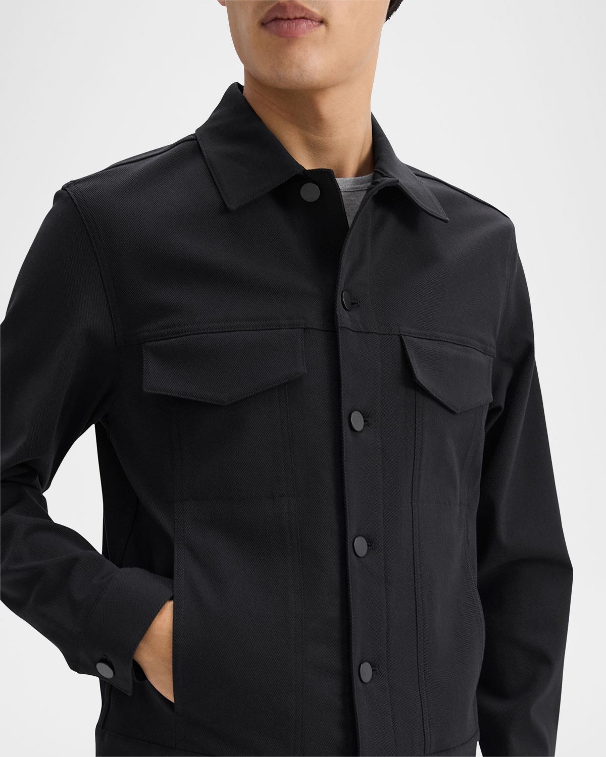 Theory Men 's The River Jacket in Neoteric Twill | Thumbnail 5 Theory Men 's The River Jacket in Neoteric Twill | Thumbnail 5