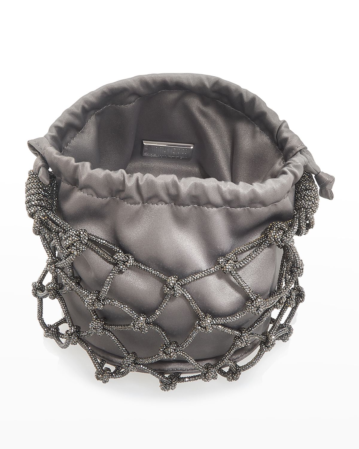 Judith Leiber Couture Sparkle Crystal Net Top-Handle Bag