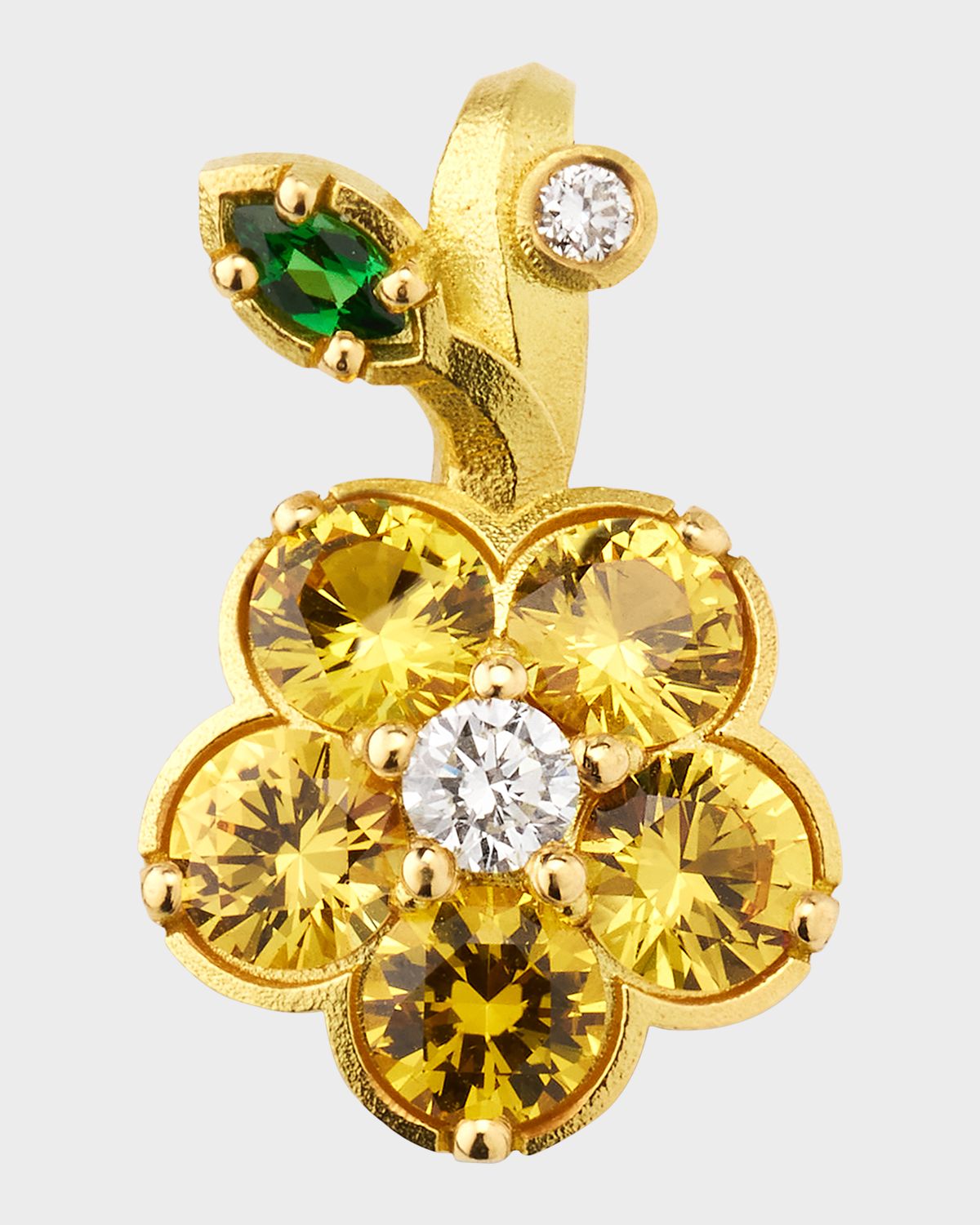 Paul Morelli Wild Child Charm with Diamonds, Yellow Sapphires and Tsavorite