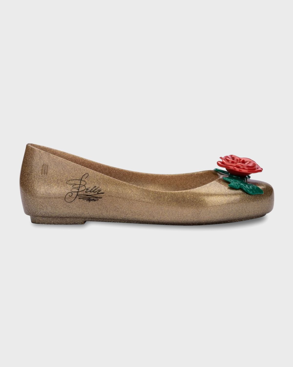 Mini Melissa Girl 's Sweet Love x Disney Princess Ballerina Flats, Baby/Toddler/Kids Prince | Thumbnail 3