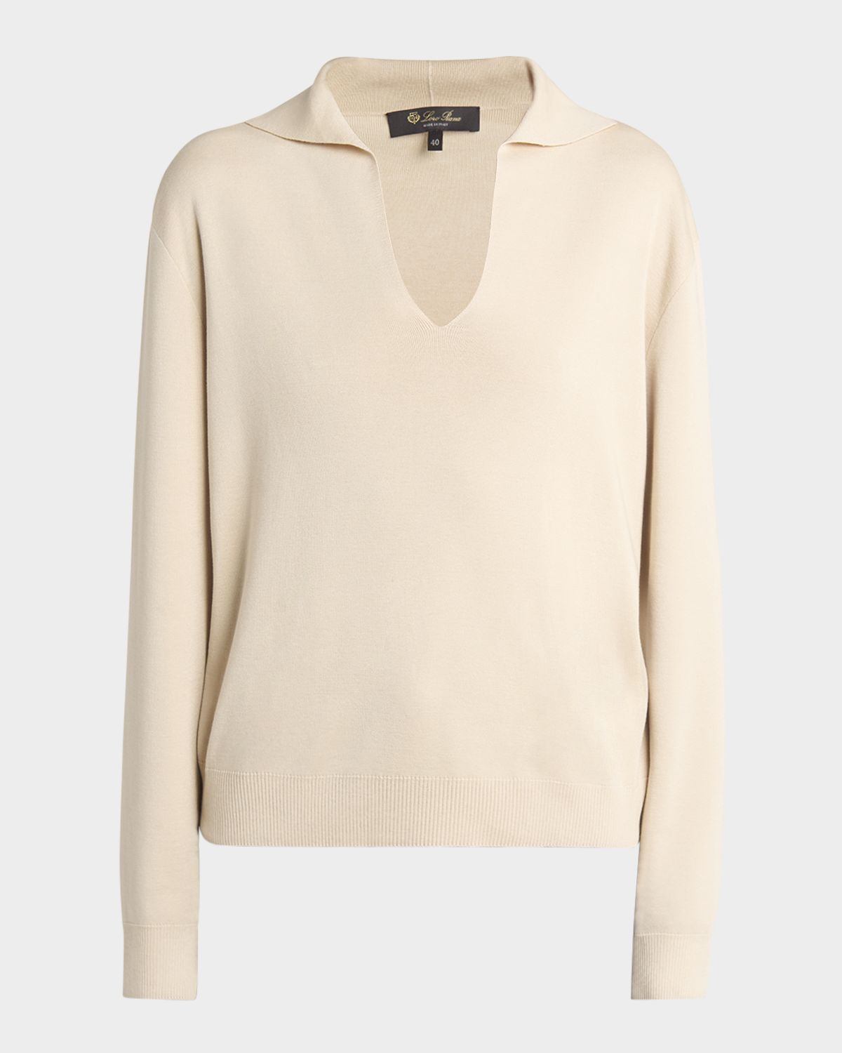 Loro Piana Sorbonne Polo Top