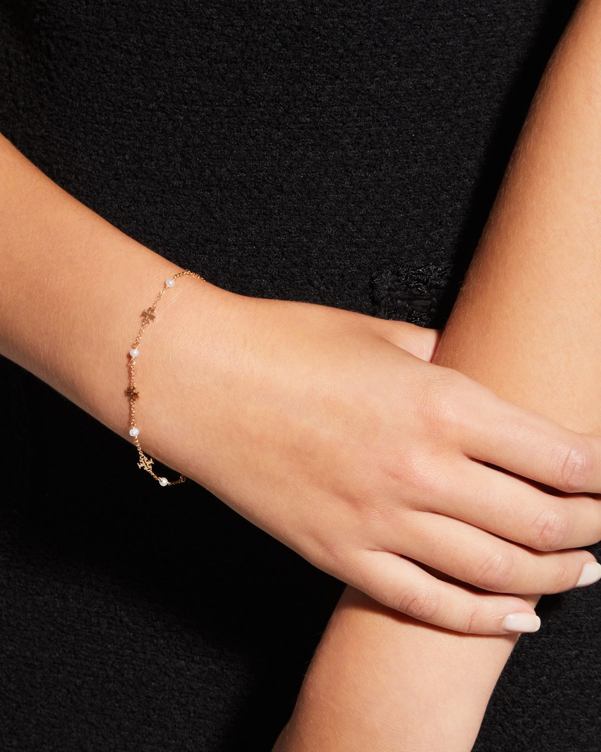 Tory Burch Delicate Moondance Pearl Bracelet