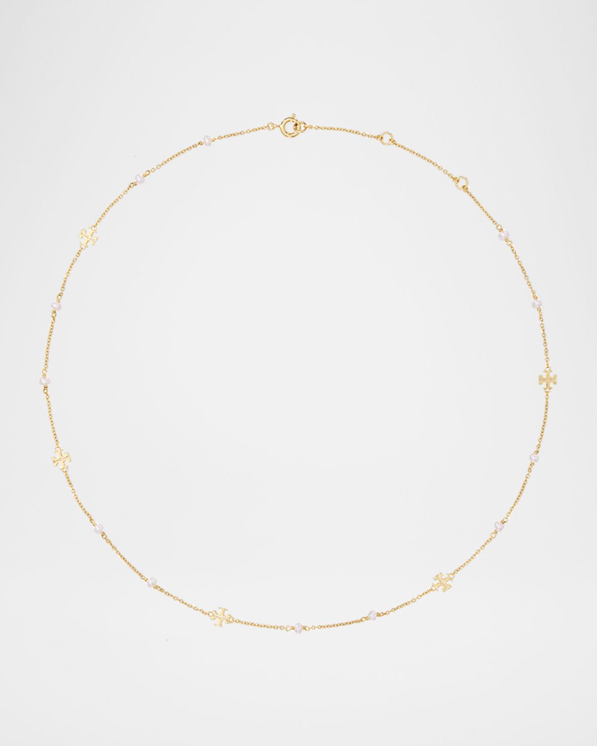 Tory Burch Delicate Moondance Pearl Necklace