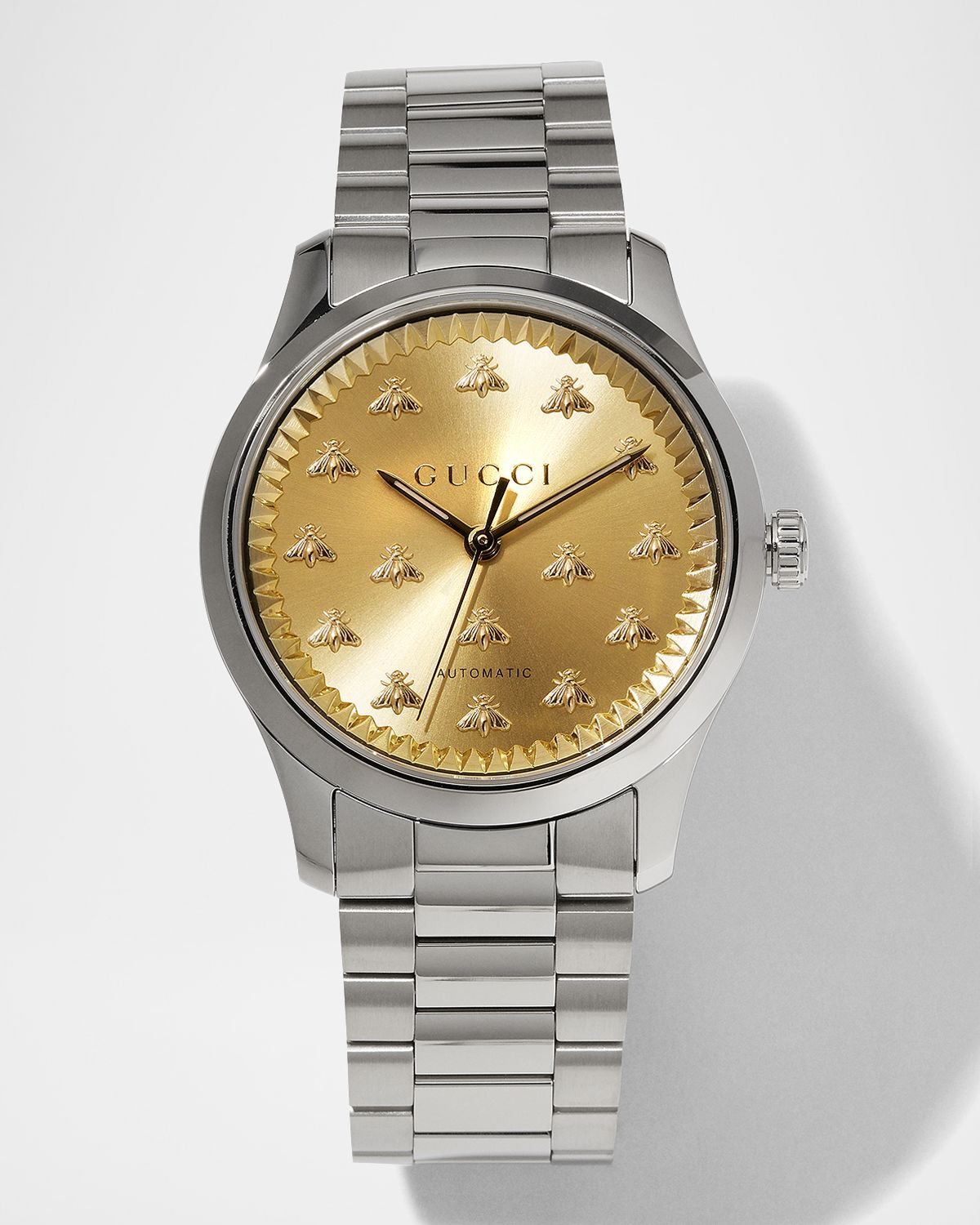 Gucci G-Timeless Multibee Automatic Steel Watch, 38mm