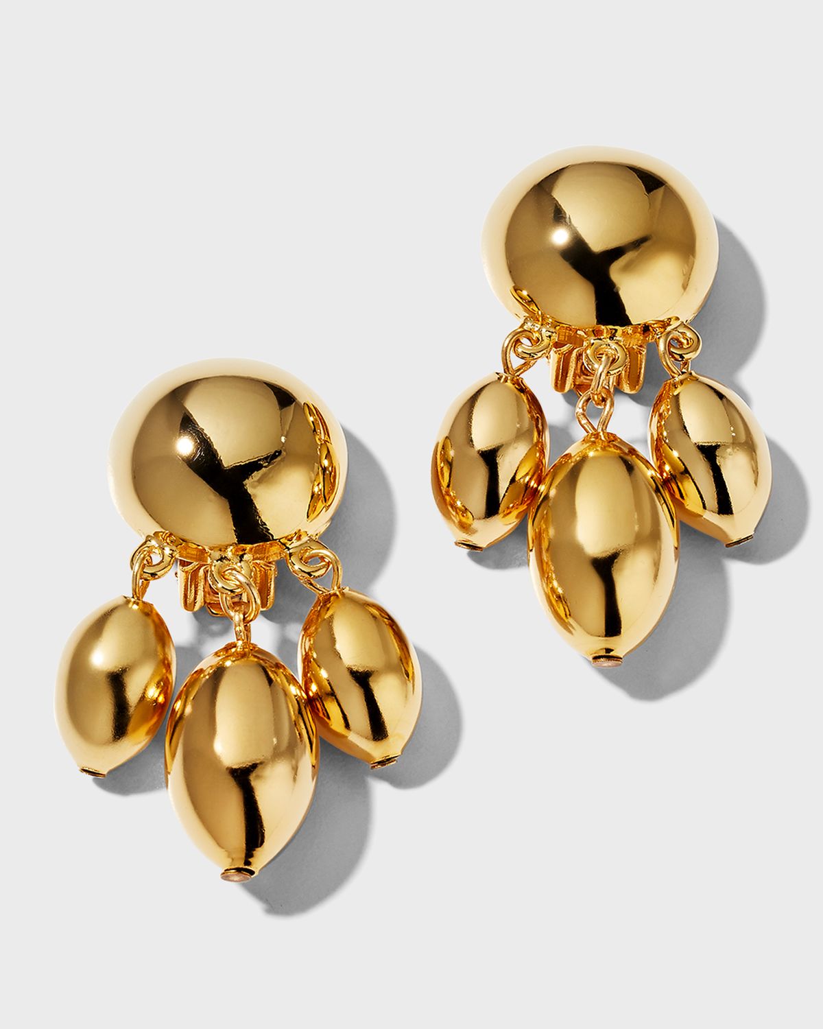 Ben-Amun Clip-On Dangle Earrings