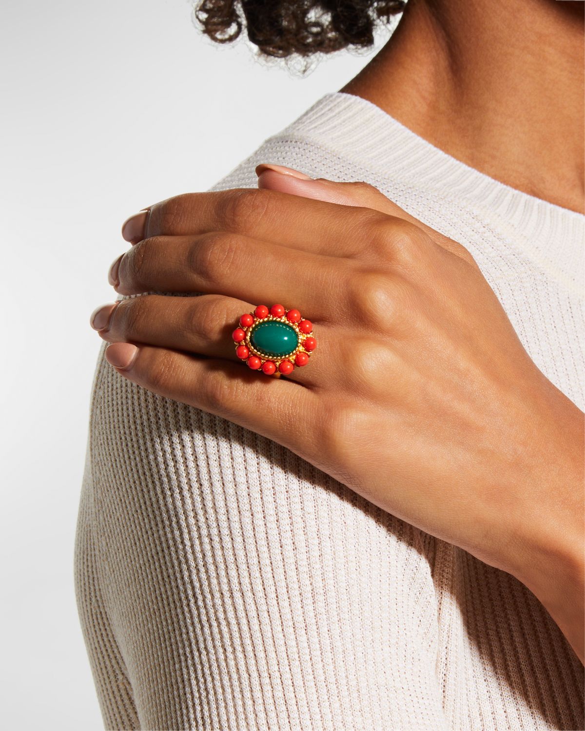 Ben-Amun Stone Statement Ring